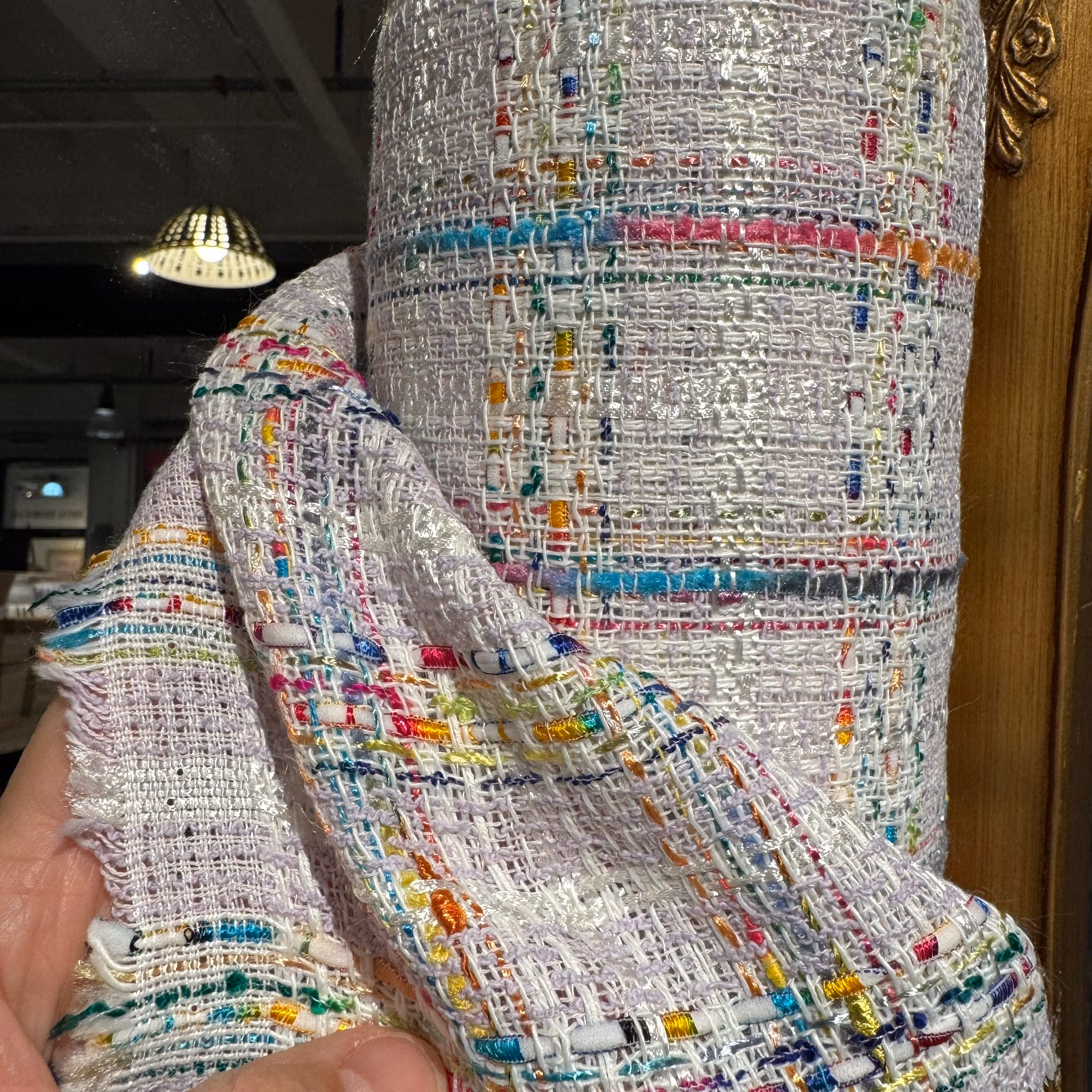 1,5m Bomullschanel Valentin* ljuslila