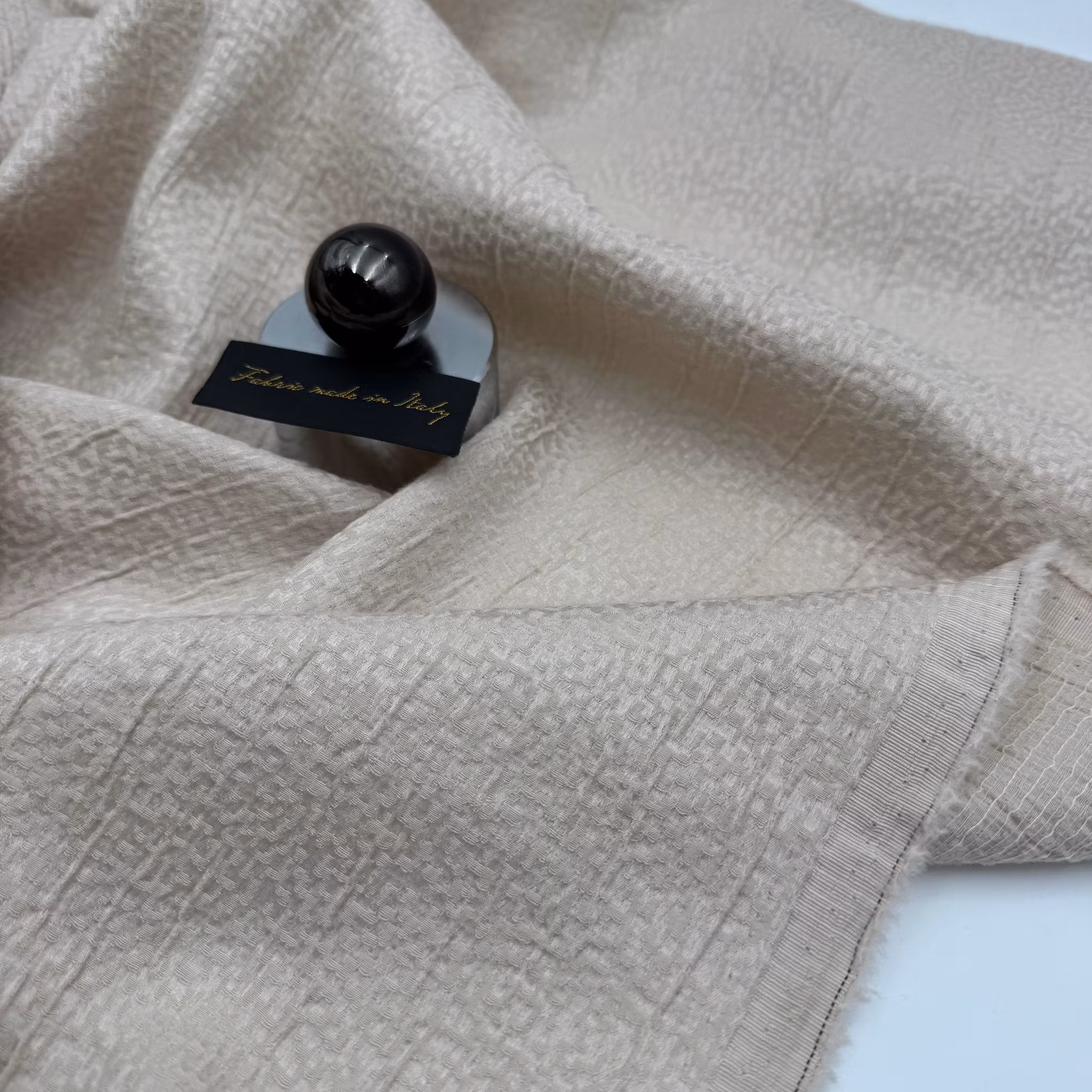 1,5m Ull/siden/viskos beige Cerrut*