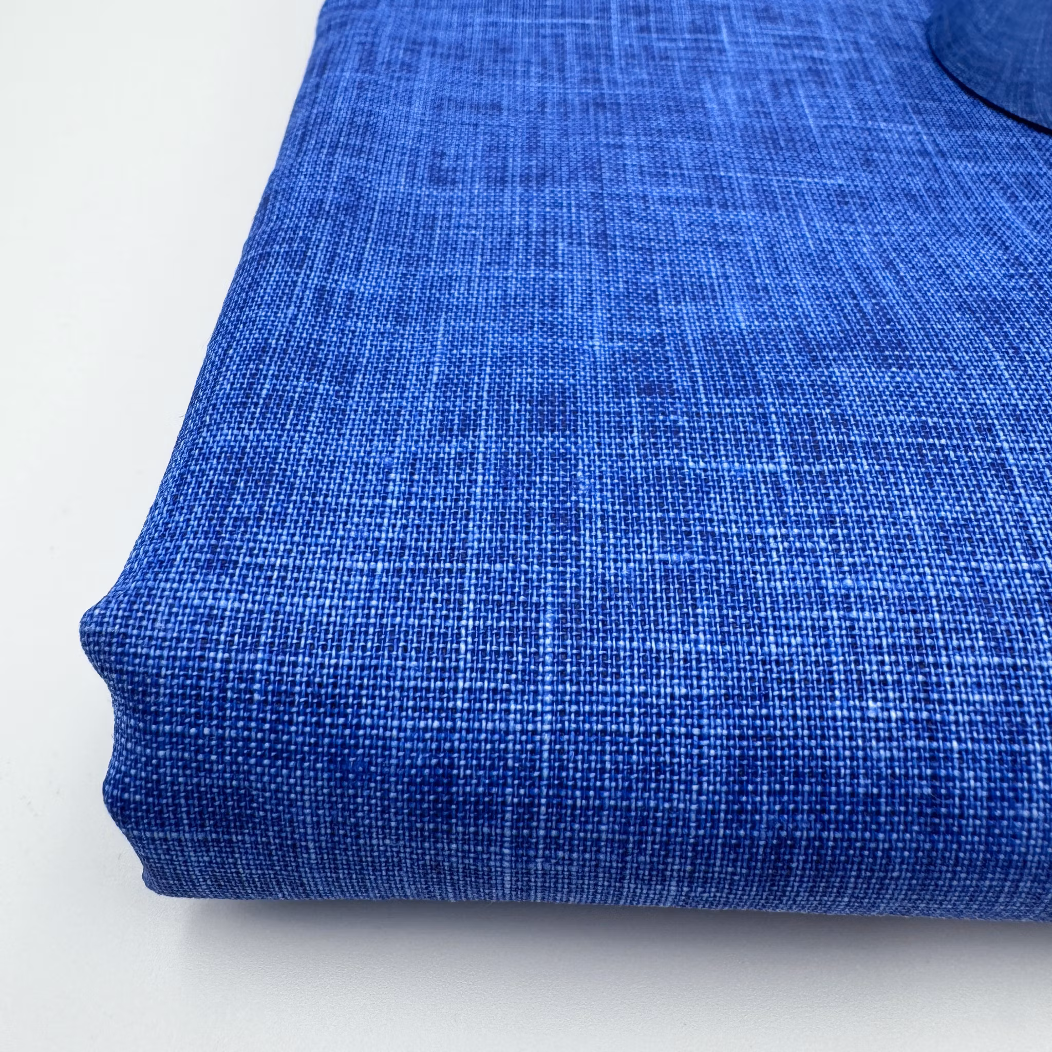 2,4m Lin klarblå vaxad