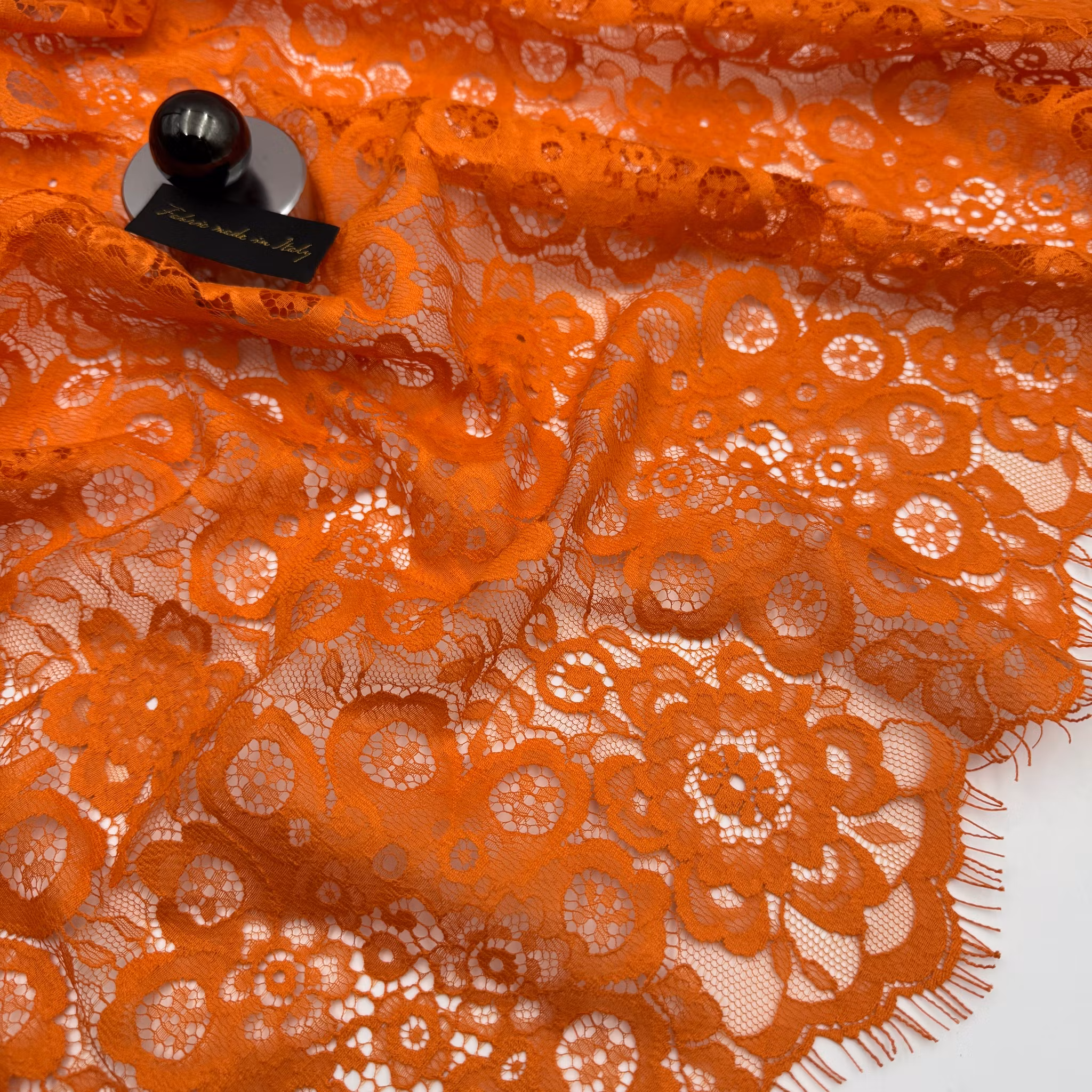 1,5m bomullsspets orange Valentin*