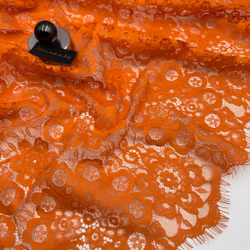 1,5m bomullsspets orange Valentin*