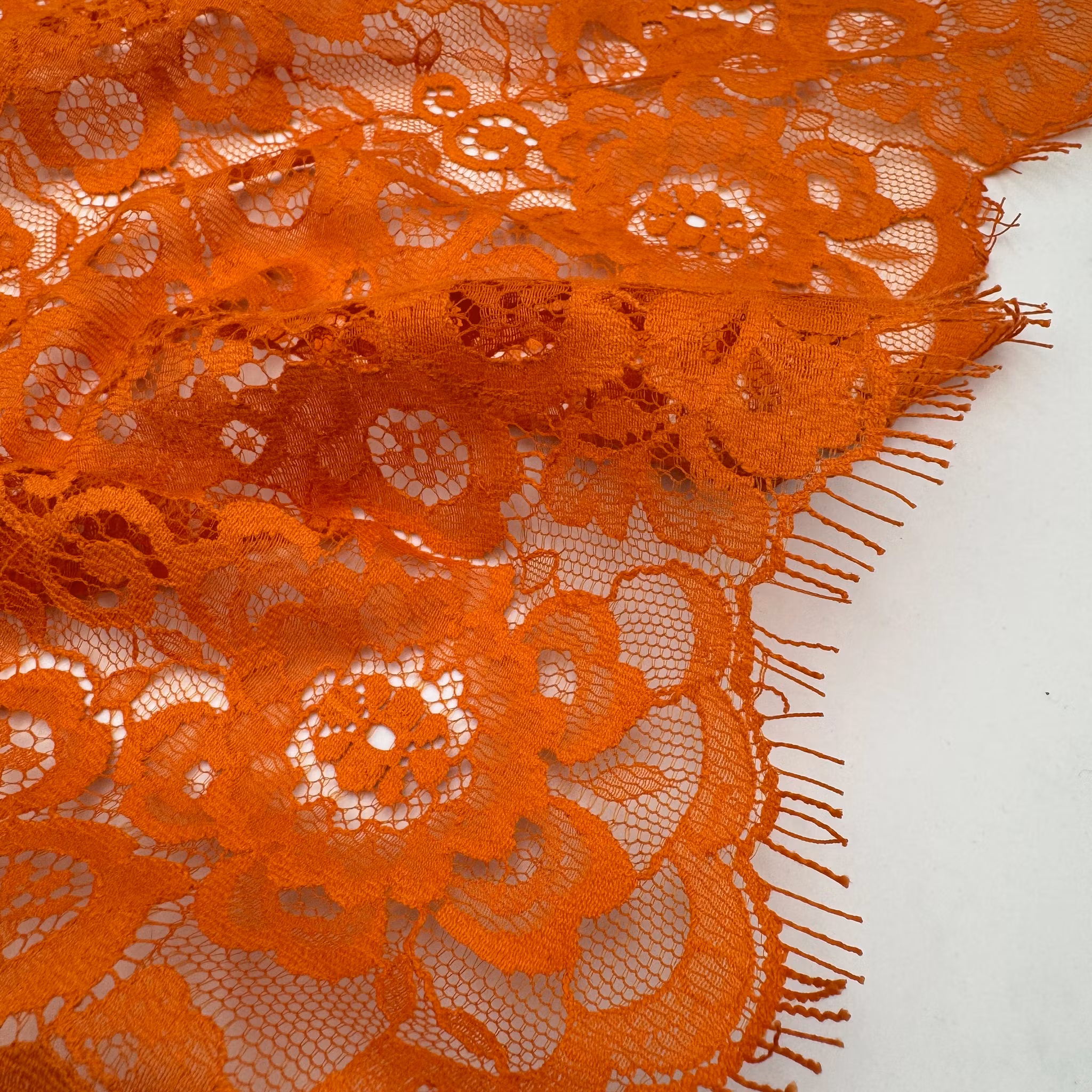 1,5m bomullsspets orange Valentin*