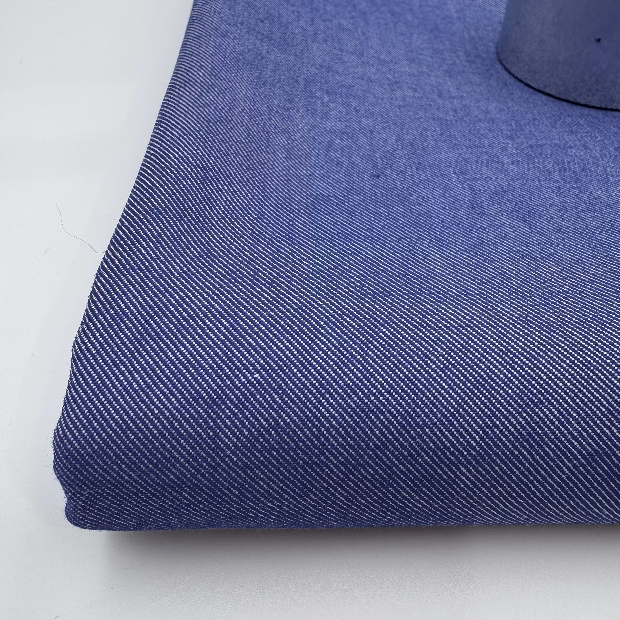 1,5m ull/bomullsdenim blålila Loro P****