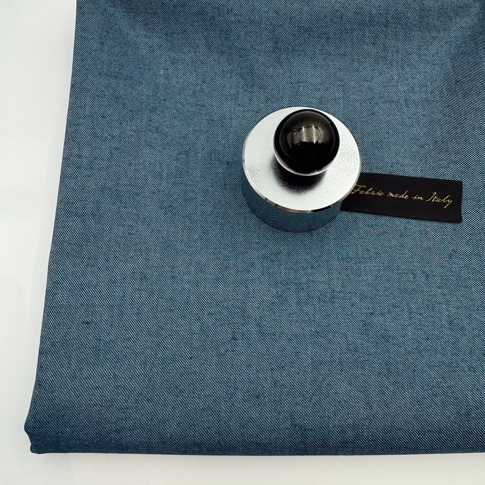 1,5m ull/bomullsdenim petrol Loro P****