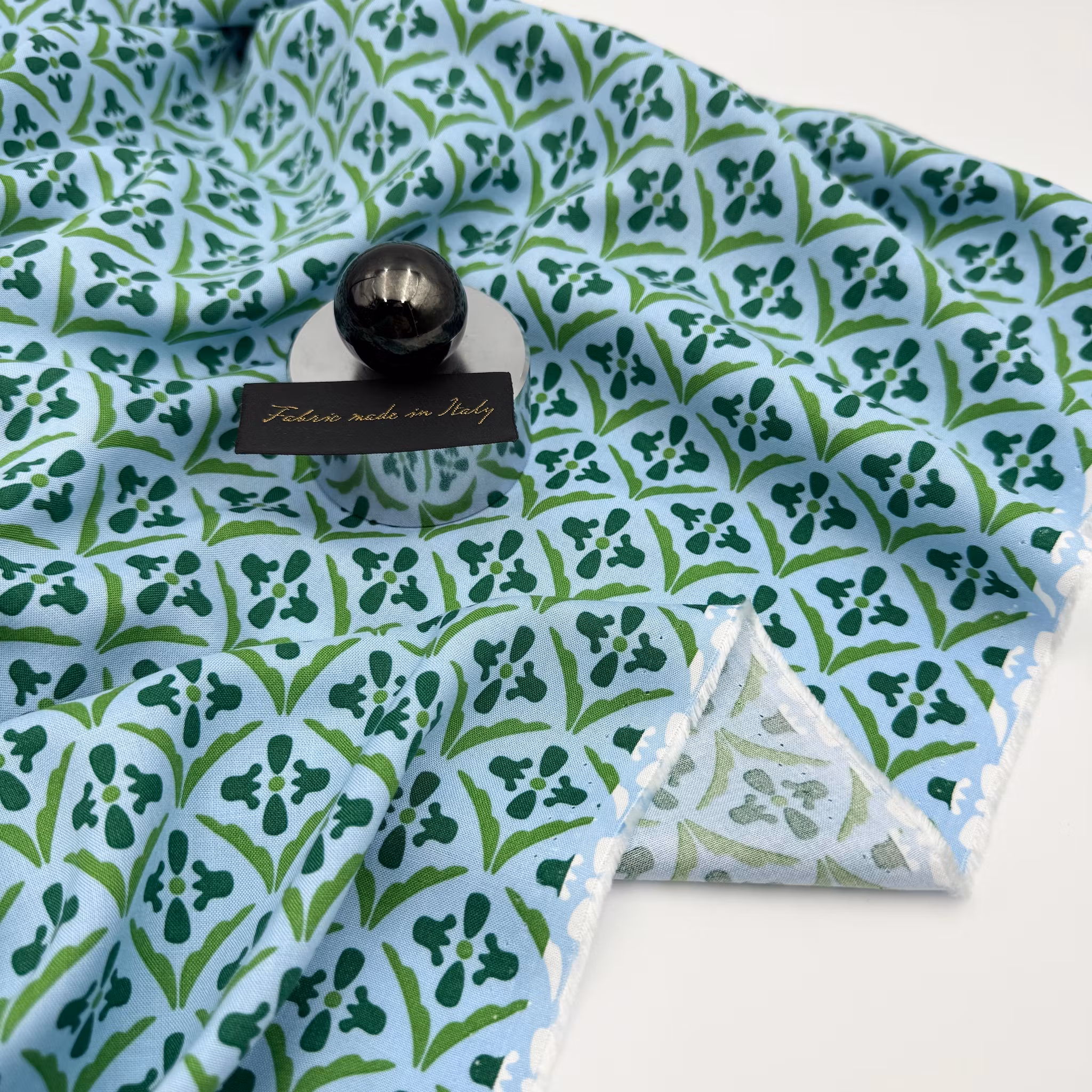 1,5m Viskos blå/grön