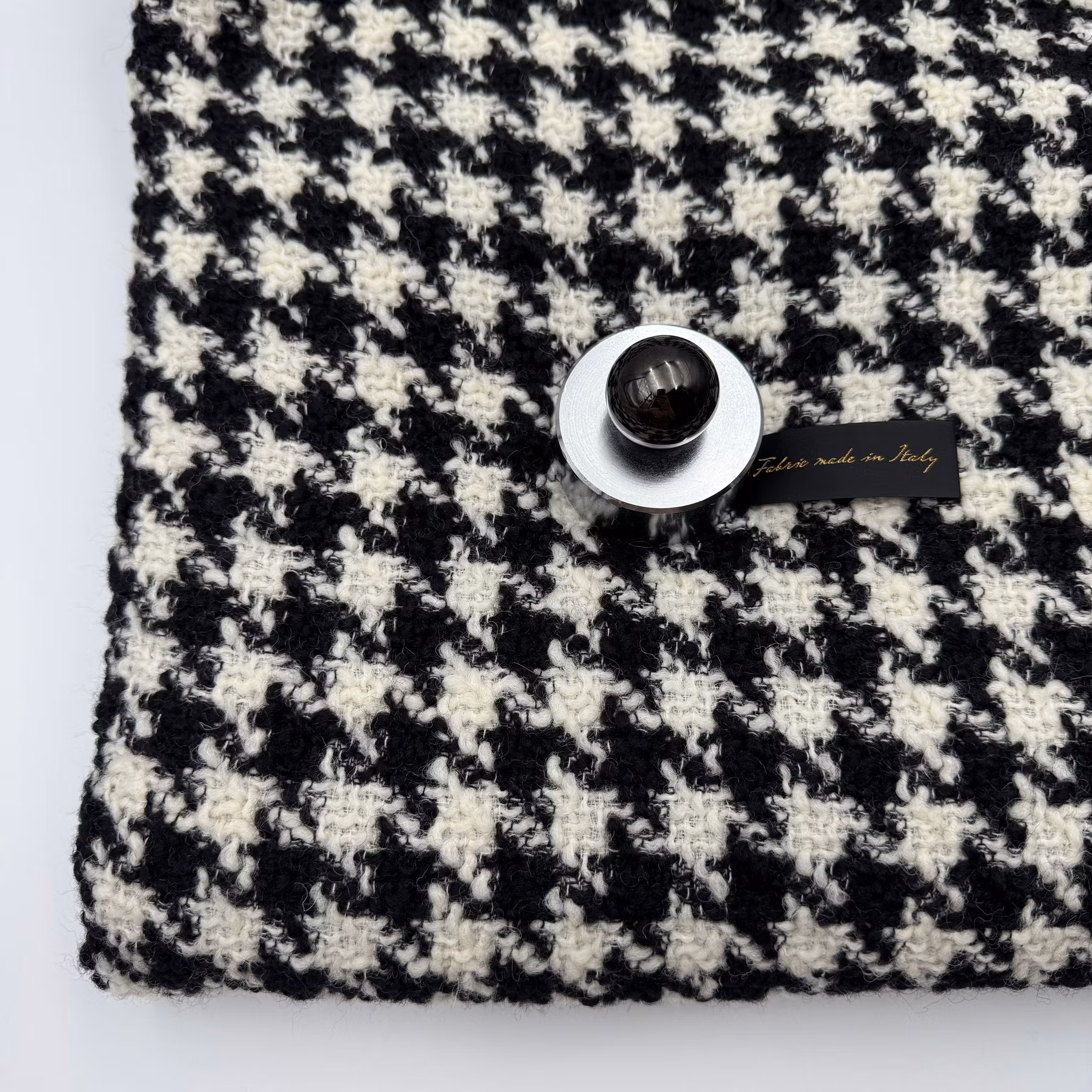 0,8m fluffig hundtand svart/vit Valentin*