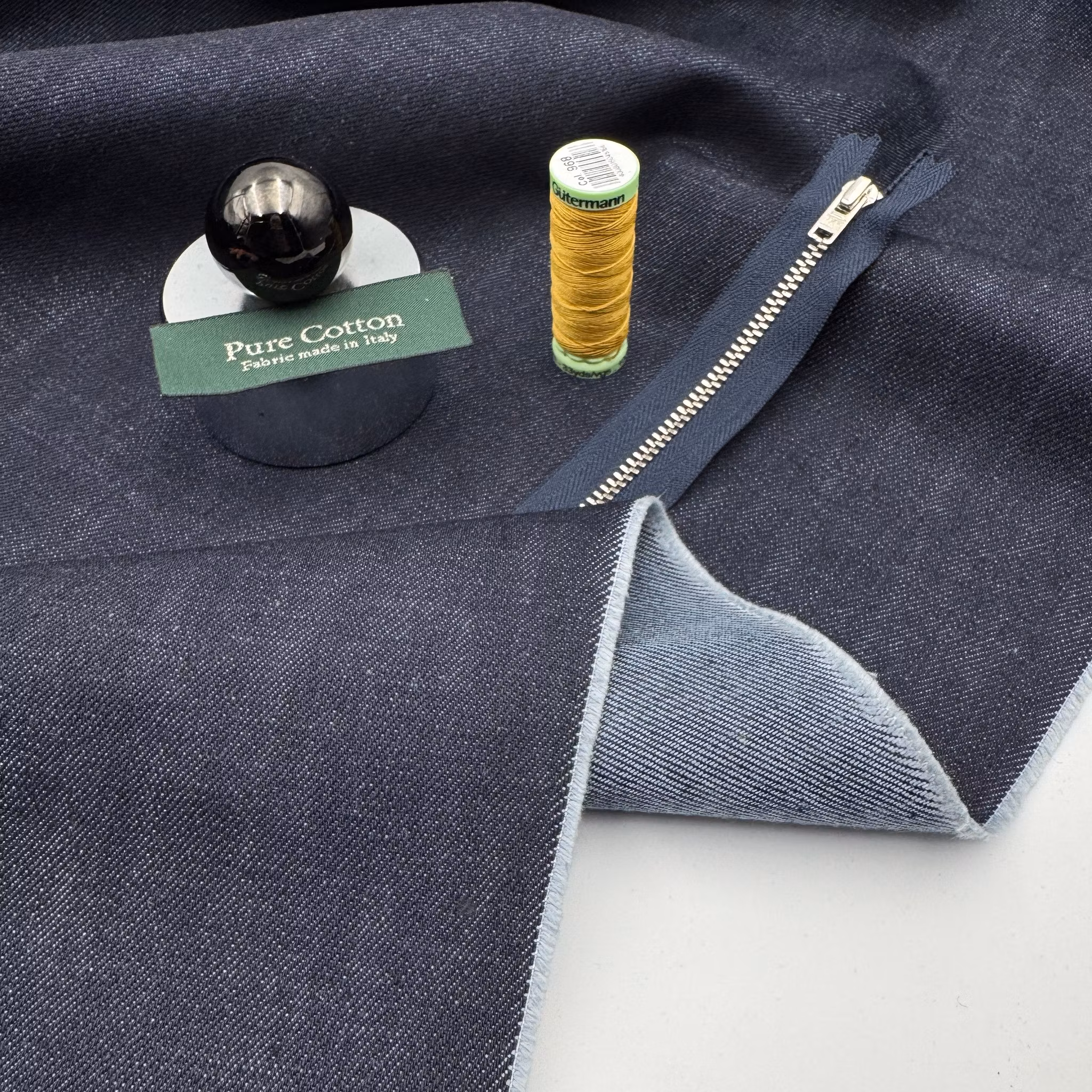 0,65m mörkblå denim Arman*