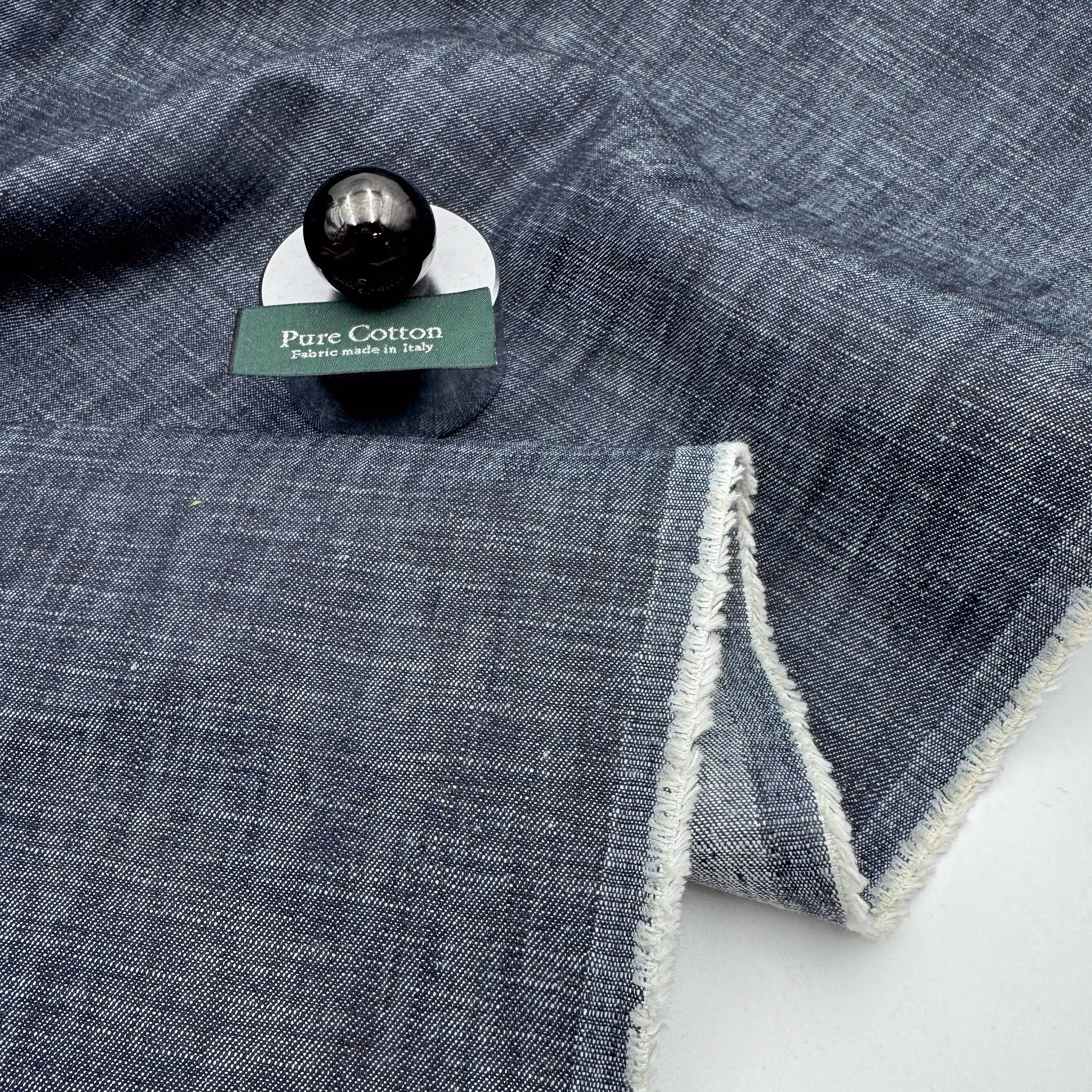 1,5m blåmelerad denim Gucc*