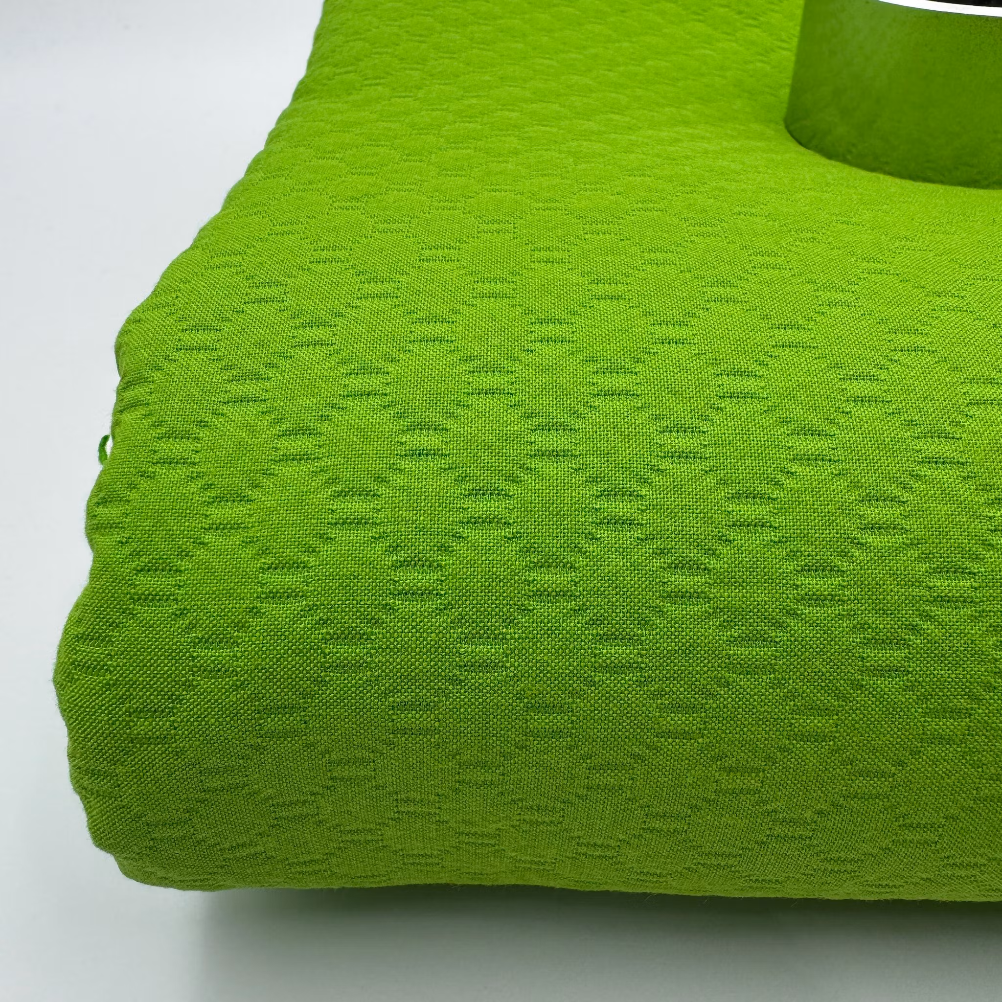 1,7m Bomull illgrön m struktur