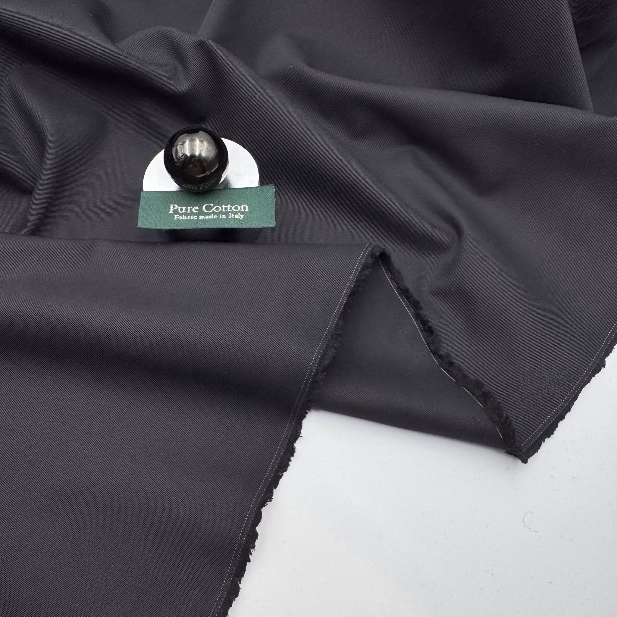 1,2m Bomull svart trench/chinos Dio*