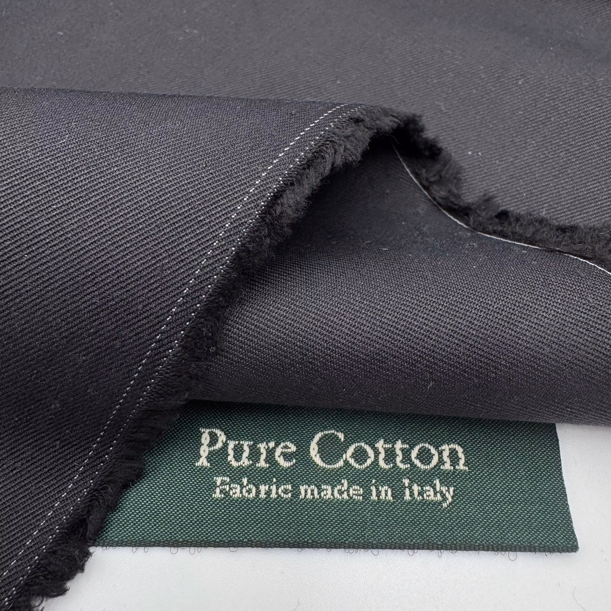 1,2m Bomull svart trench/chinos Dio*