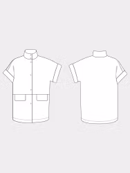 Cap sleeve vest (XL-3XL)