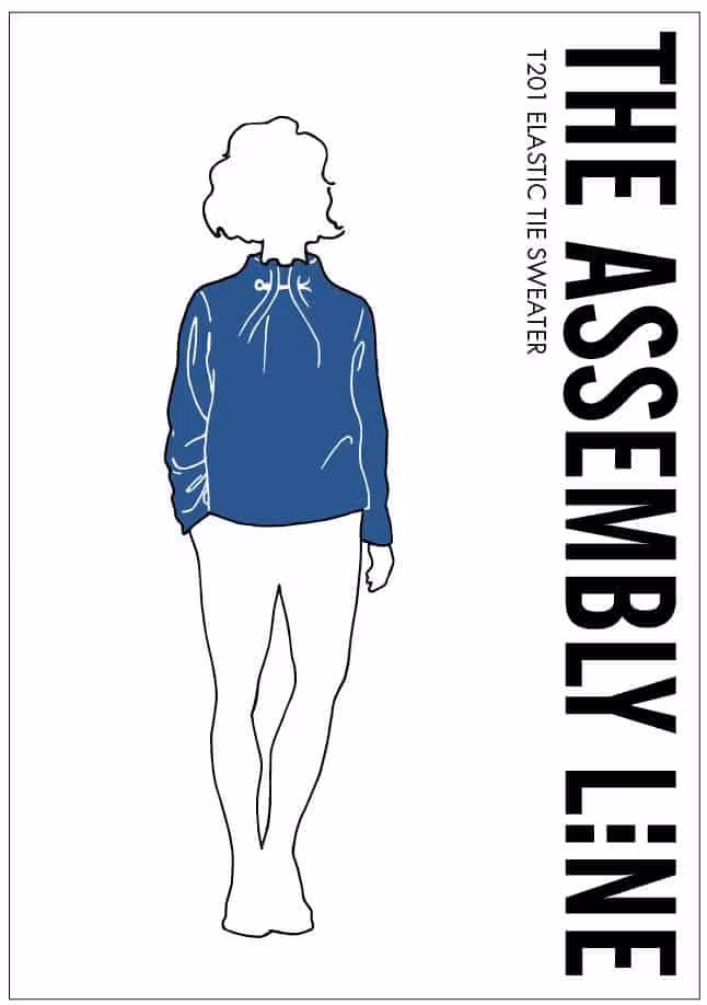 Elastic tie sweater OBS enbart S!!