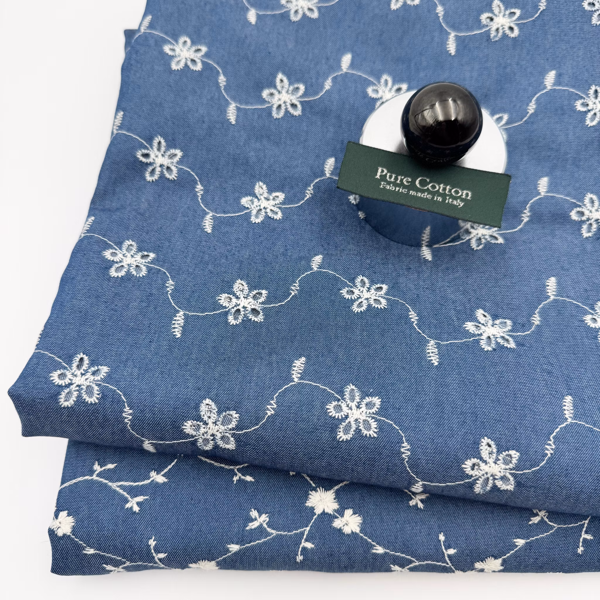 Denim m brodyr mellanblå