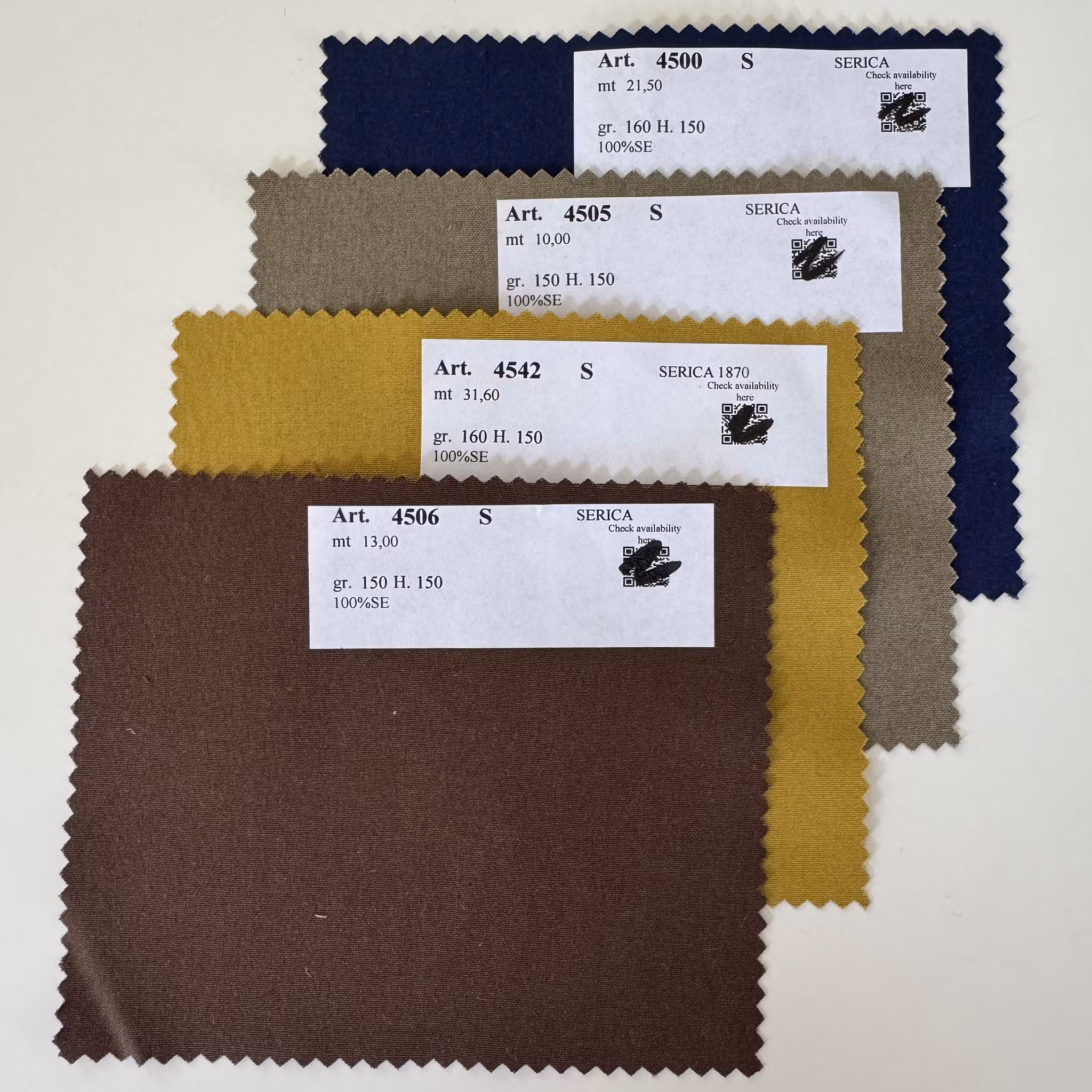 3m Siden blå med lite vävfel