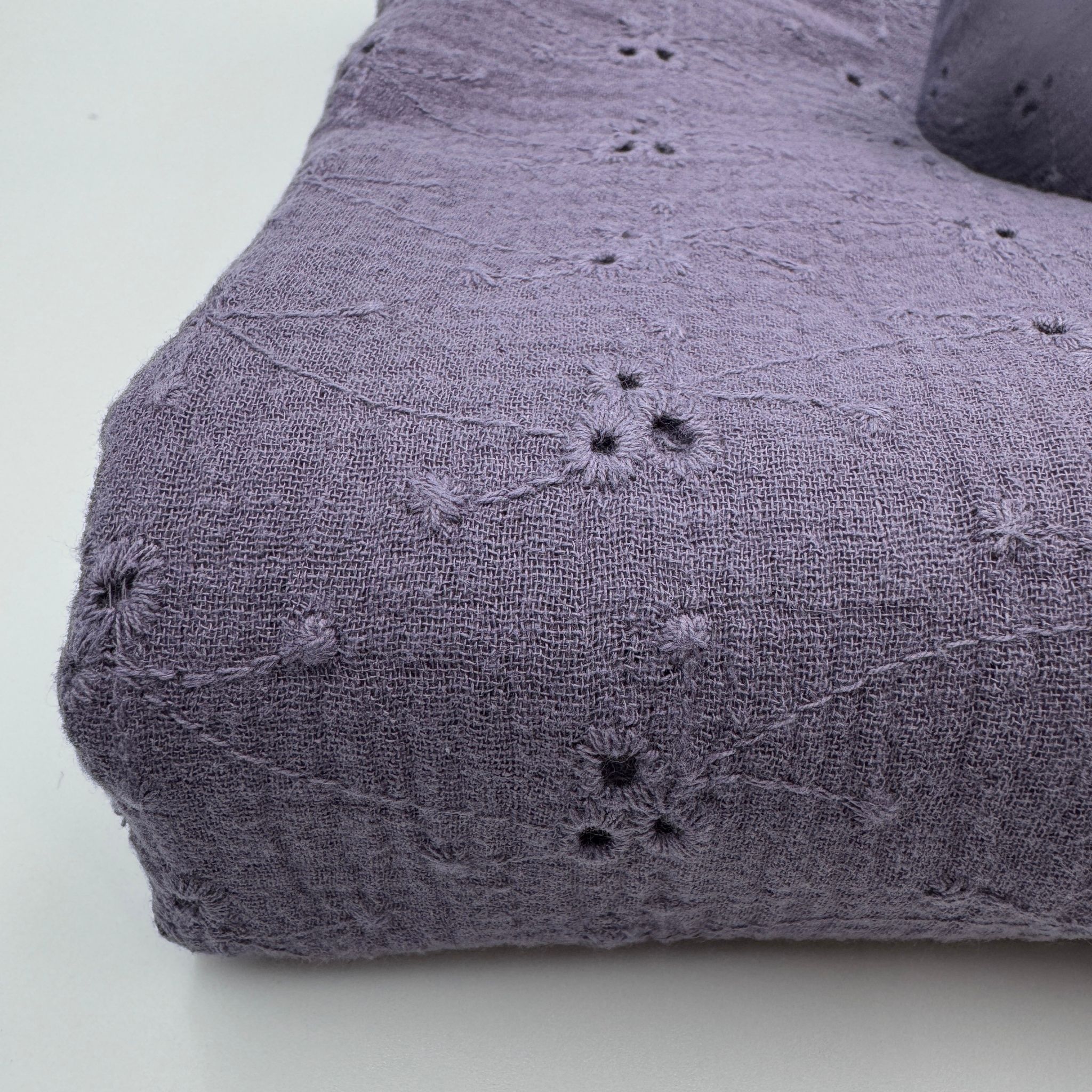 0,75m Bomullsmuslin brodyr lila