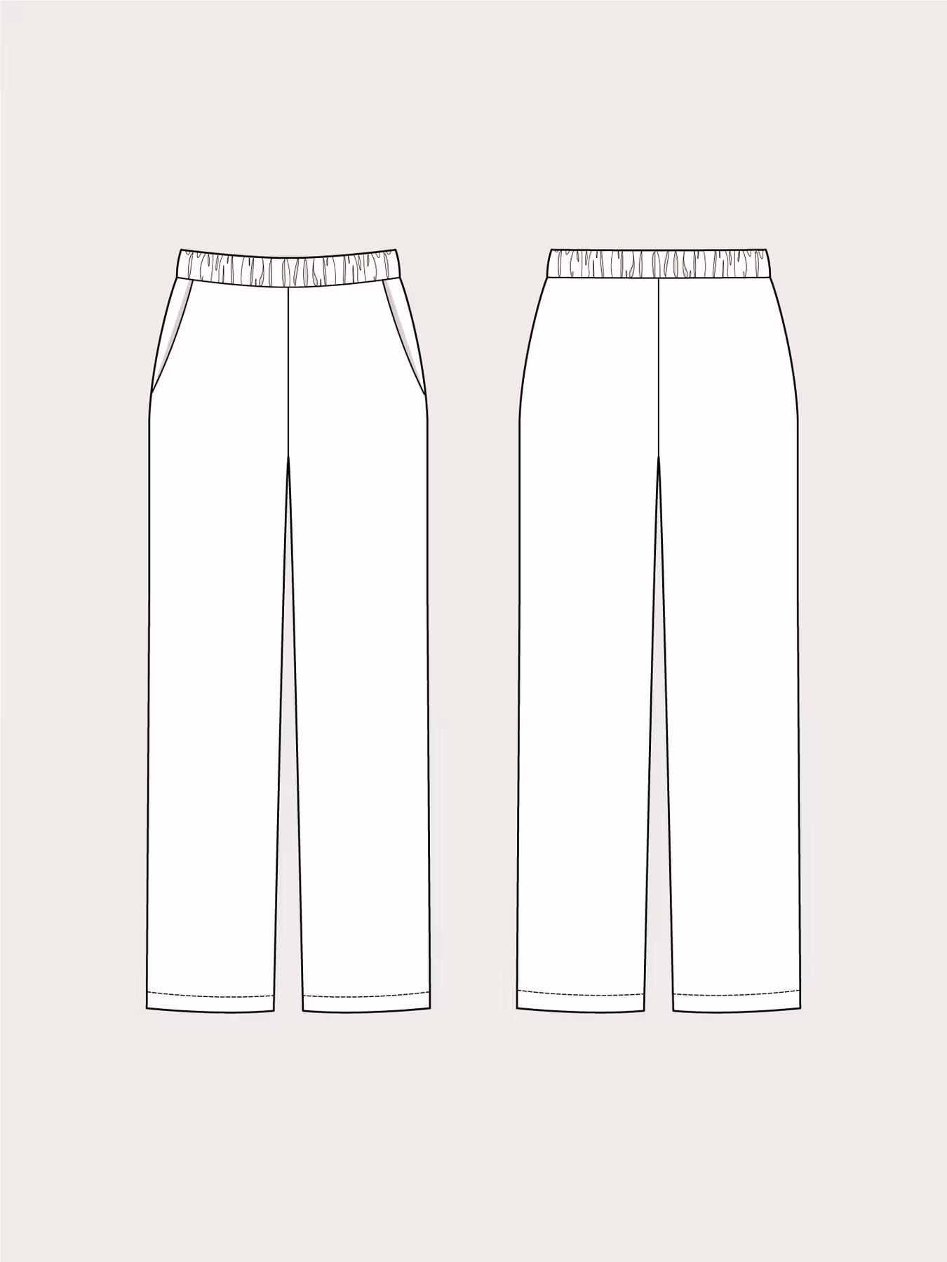 Pull on trousers (XS-3XL)
