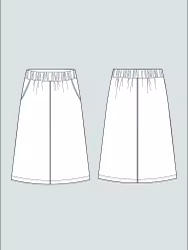 A-line midi skirt (XL-3XL)