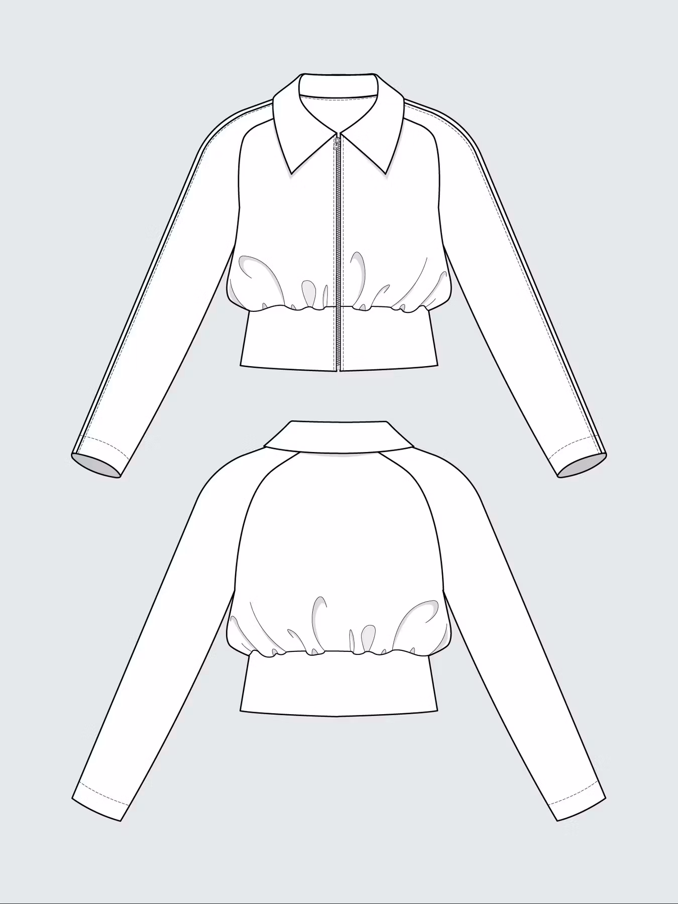 Cropped jacket (XS-L)