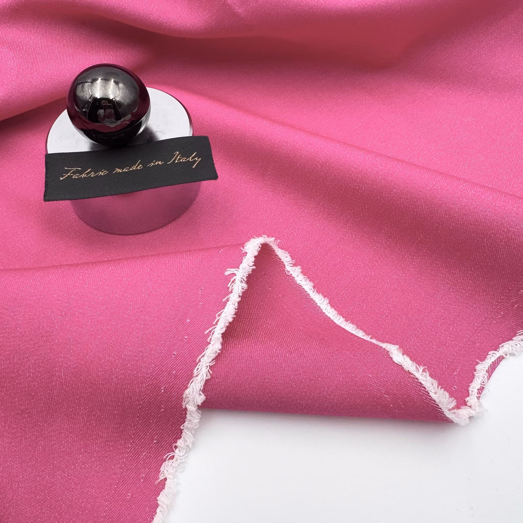 1,5m Ull/bomullsdenim cerise Chane*