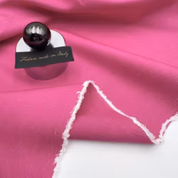 1,5m Ull/bomullsdenim cerise Chane*