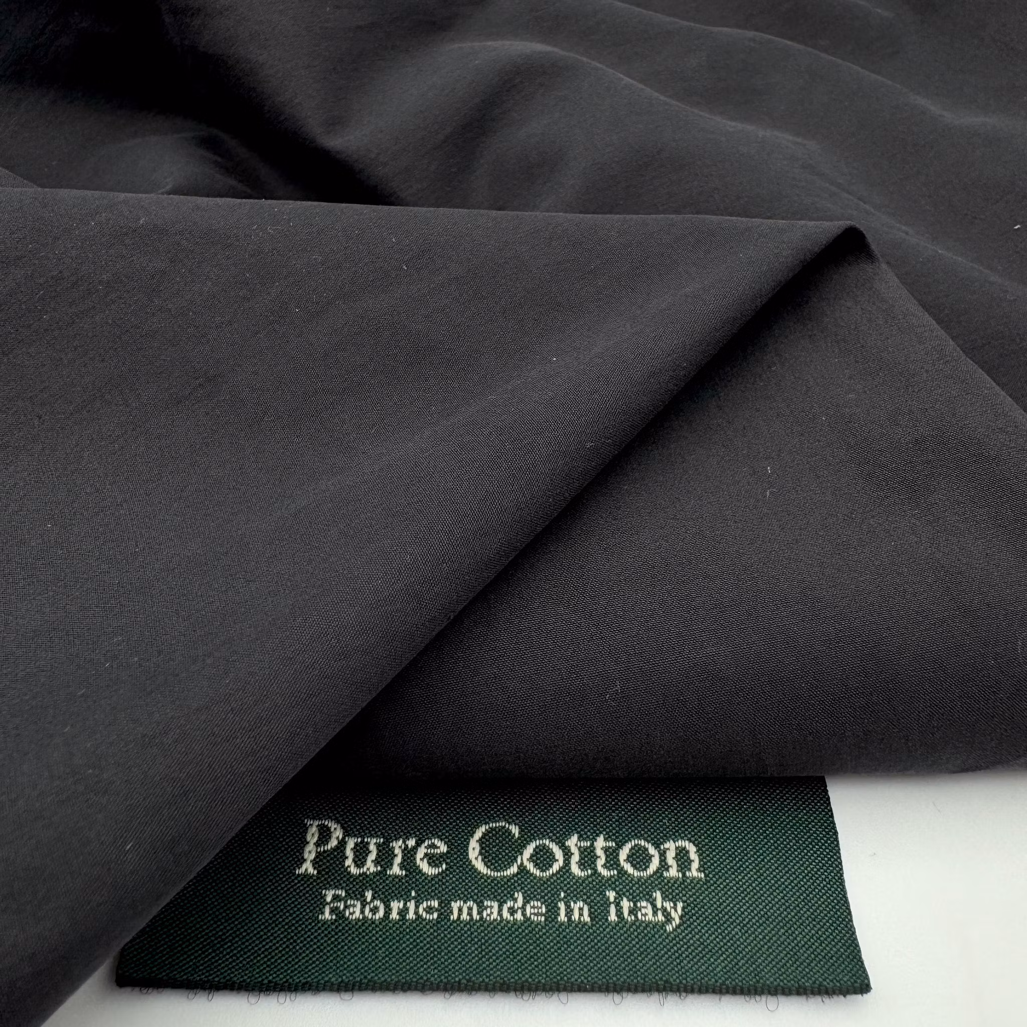 1,2m Skjortpoplin svart Gucc*