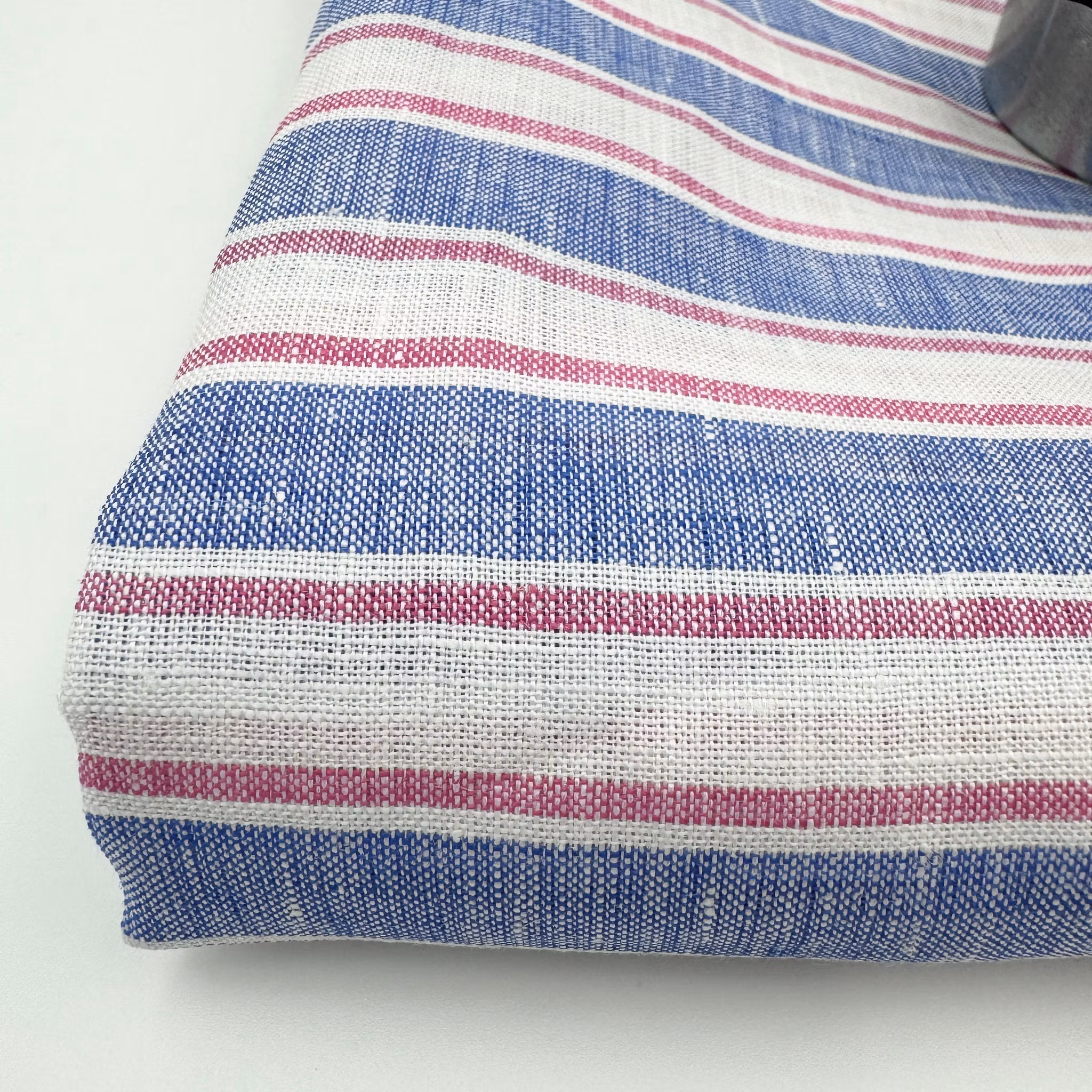 1,5m Randigt lin blå/cerise YSL