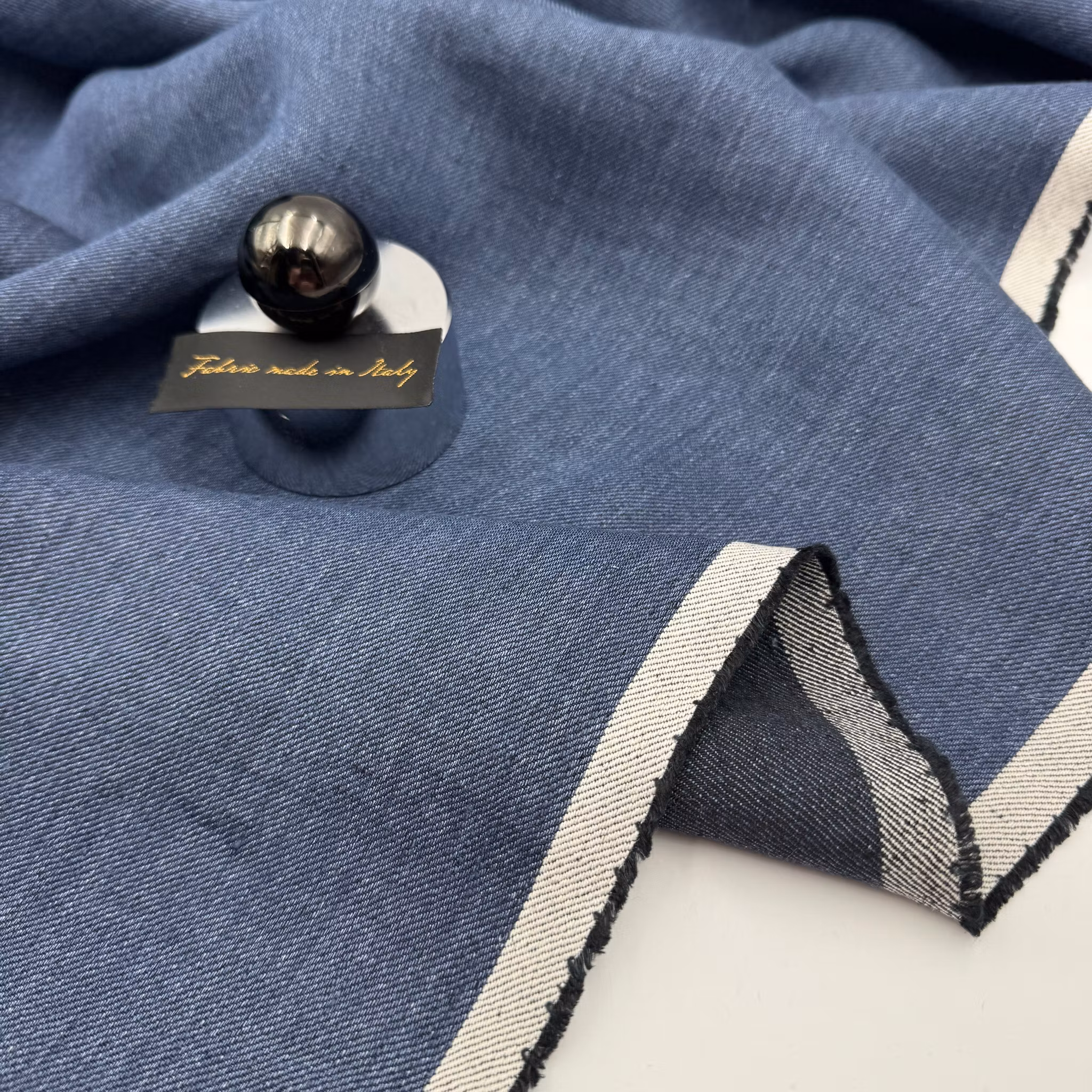 1,5m Linnedenim jeansblå
