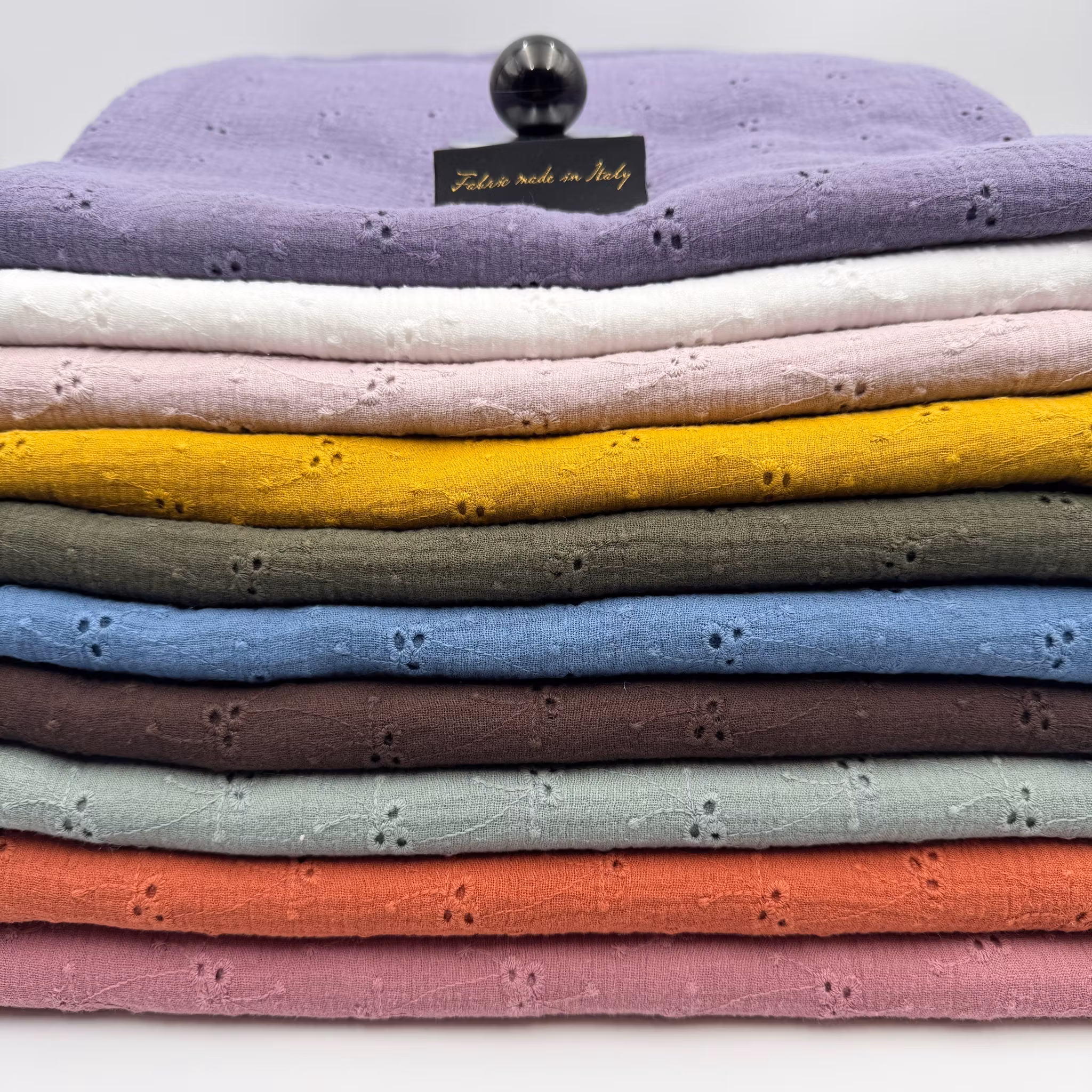 1,25 Bomullsmuslin brodyr senap