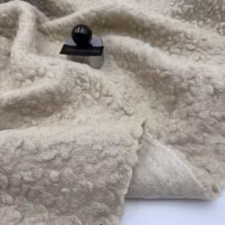 2m Ullpile lätt beigevit