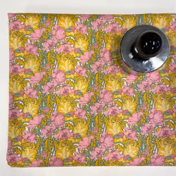 1,85m Libertytyg Tana Lawn - Clementina Gul/Rosa