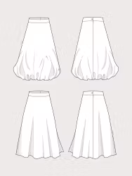 Balloon Skirt XS-3XL