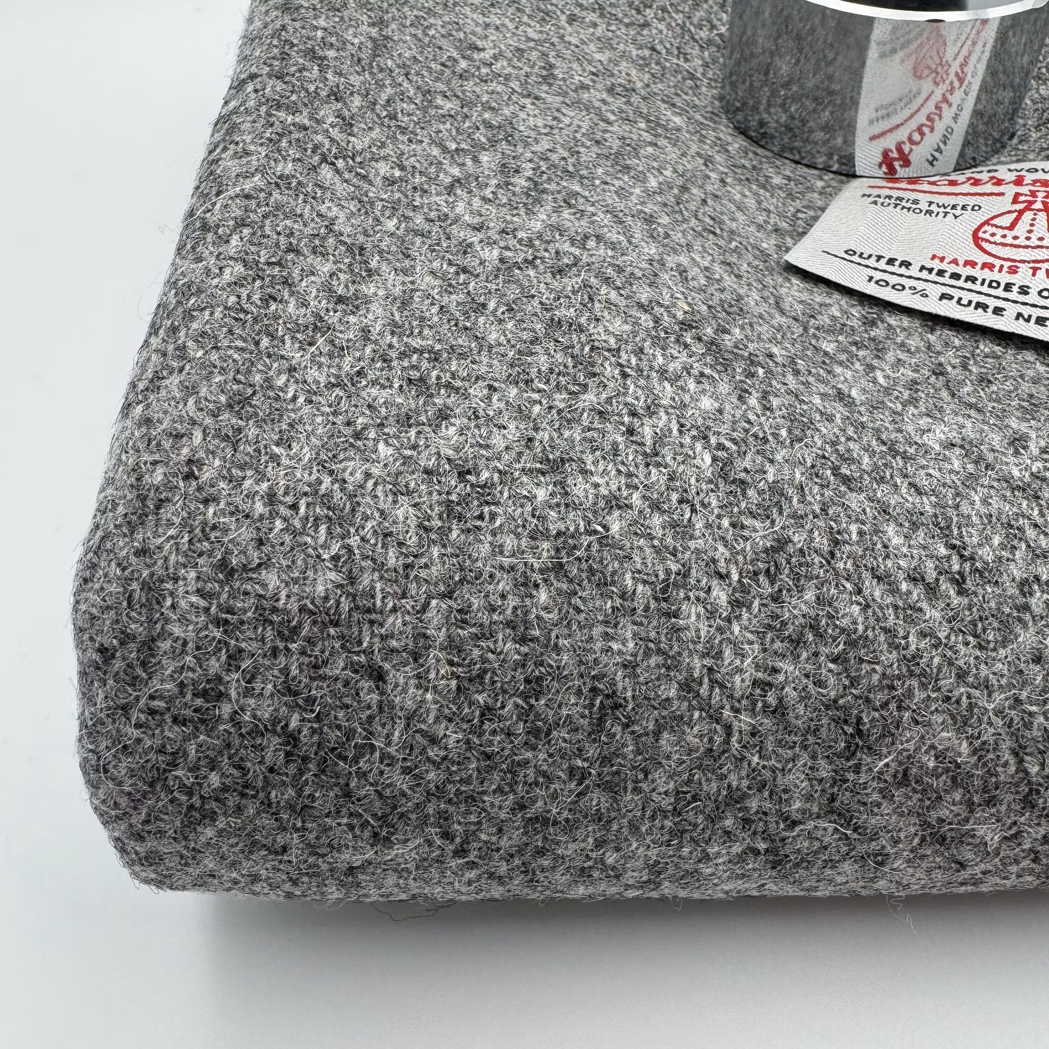 1,7m Ull Harris Tweed Grå fiskben
