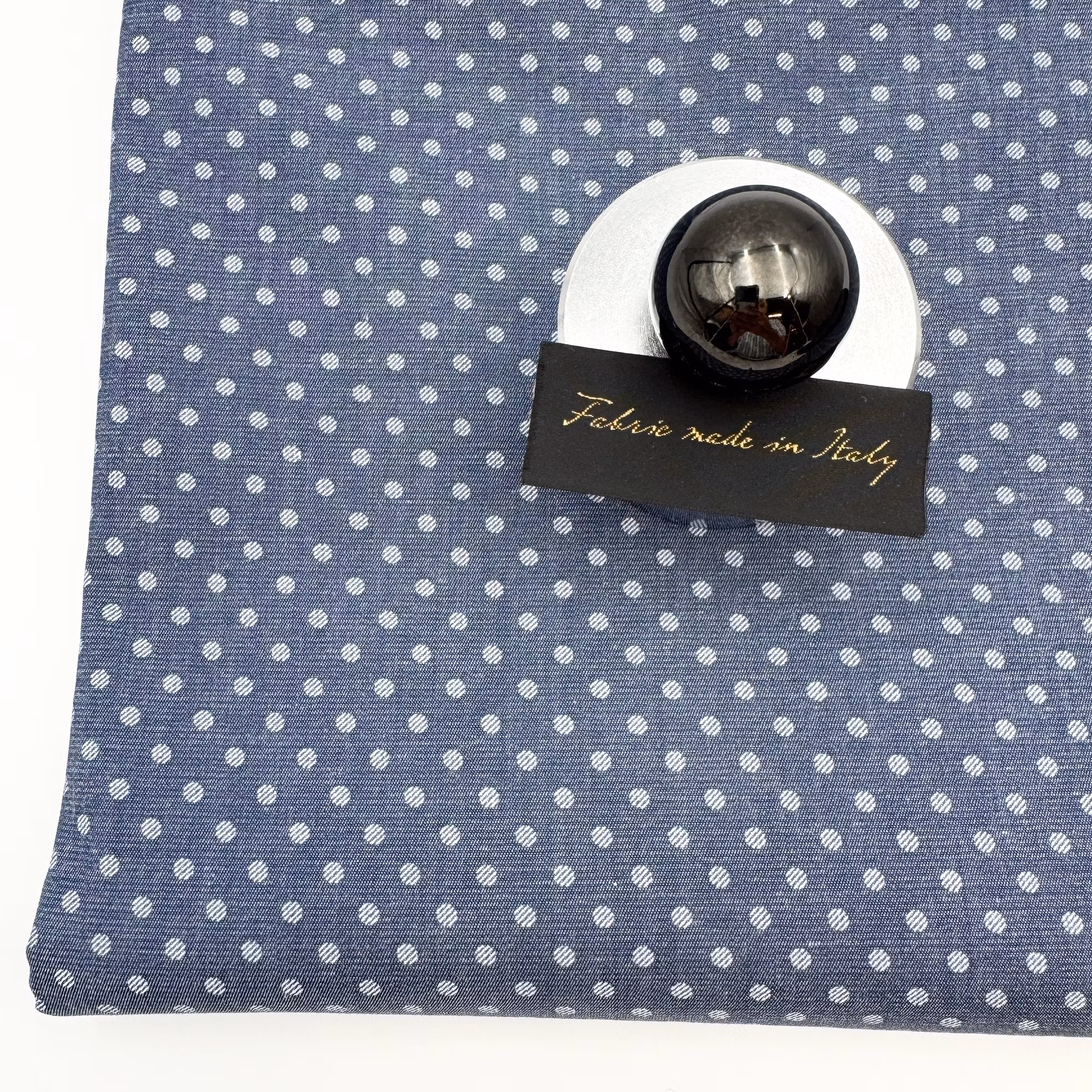 1.75m Skjortdenim ljus prick Etr*