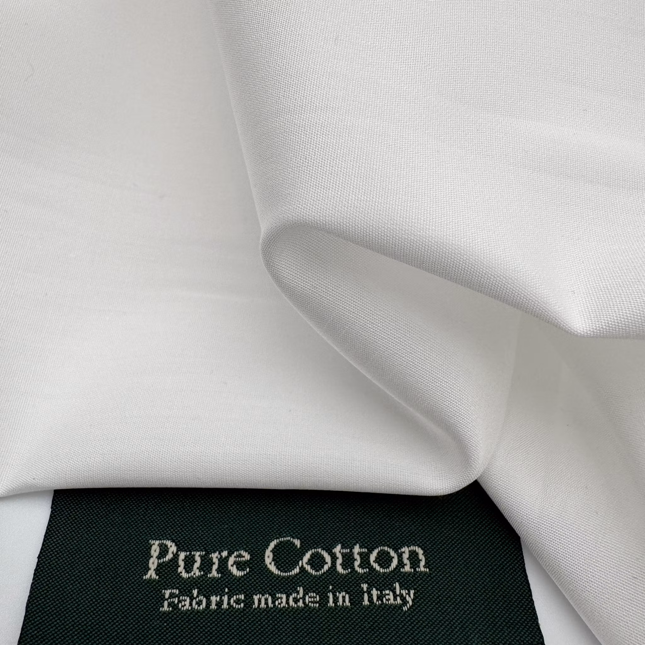 1,5m Bomull vit tunnare Canclin*