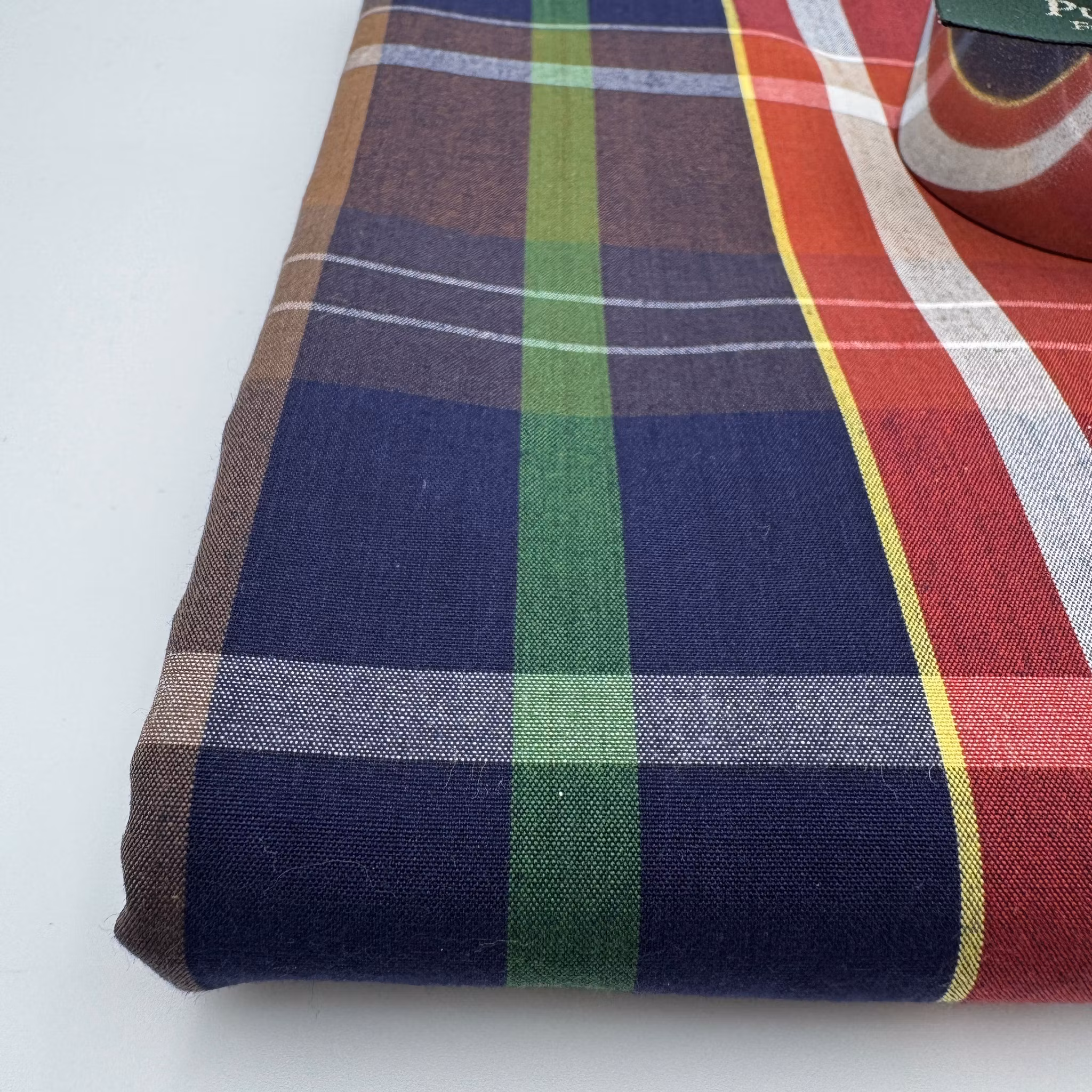 0,8m Skjortbomull höstruta Gucc*