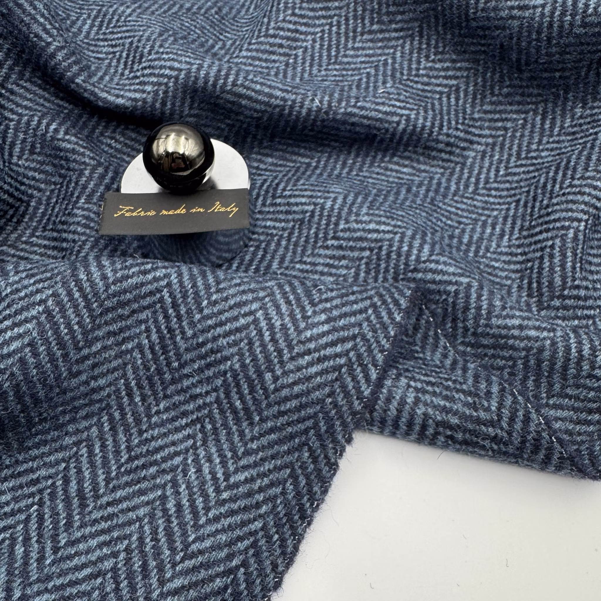 1,5m Ulltweed fiskben blå