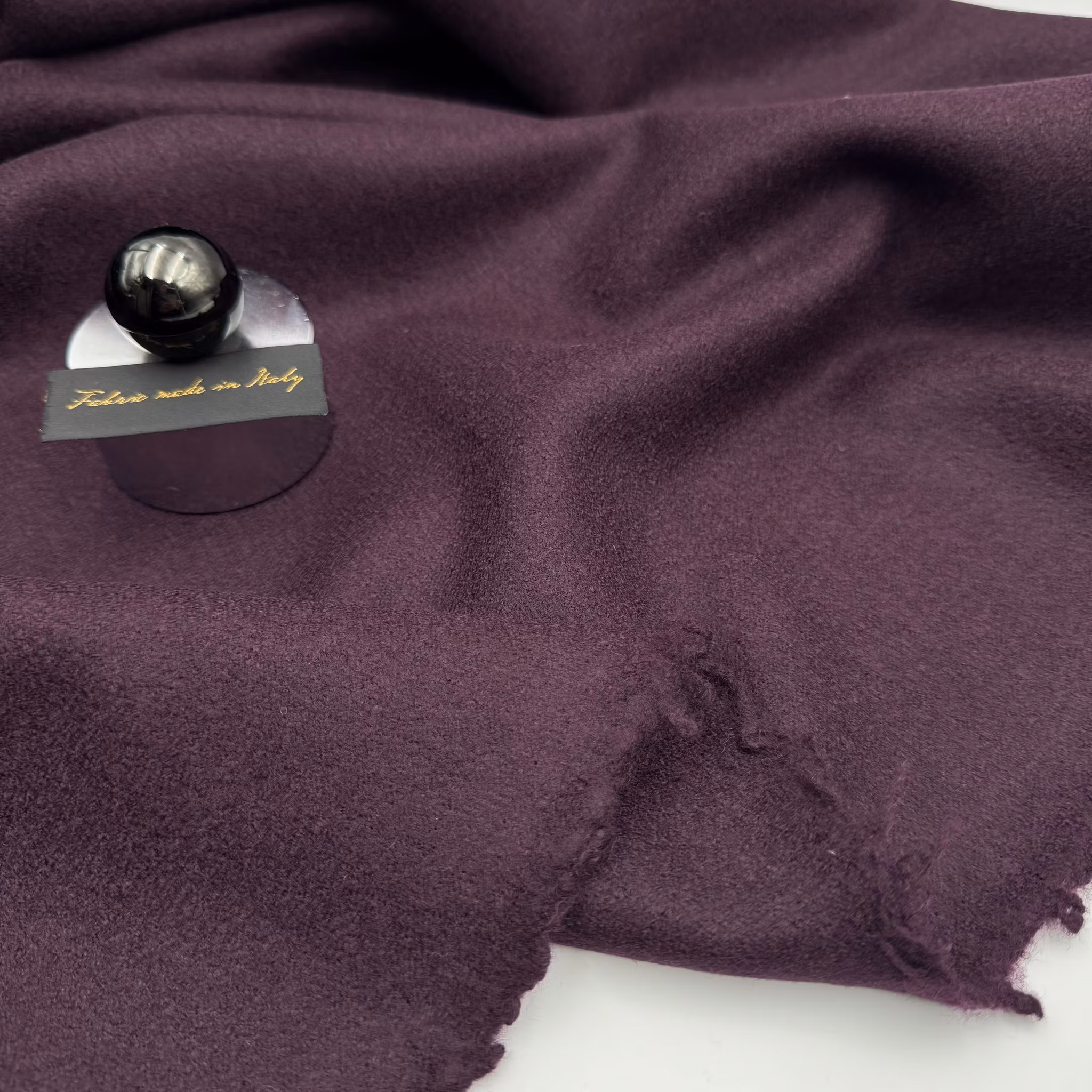 1,5m Ullfrotté burgundy