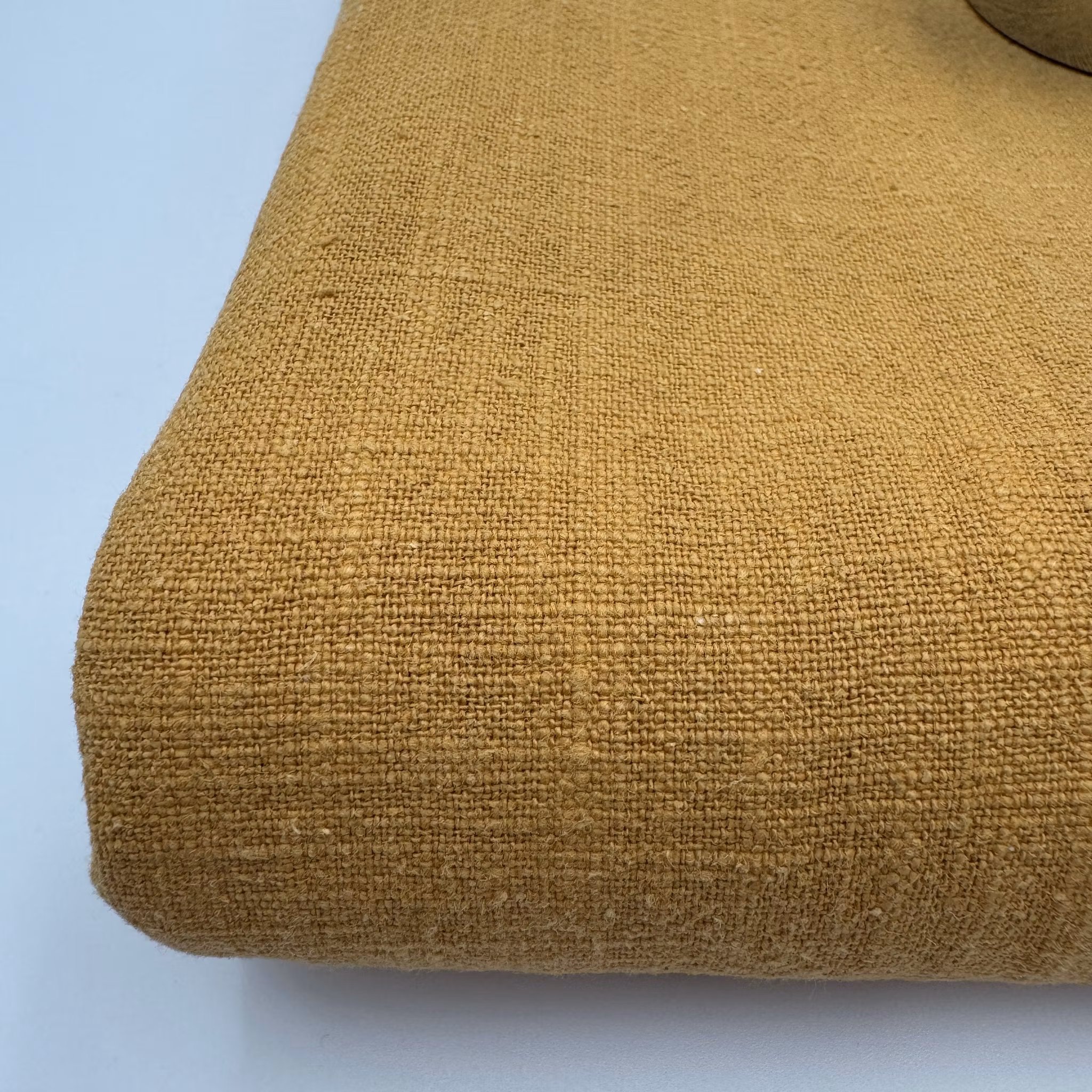 1,5m Stentvättat lin senap