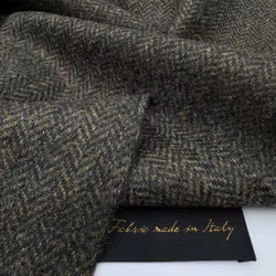 1,5m Ulltweed fiskben skogsgrön