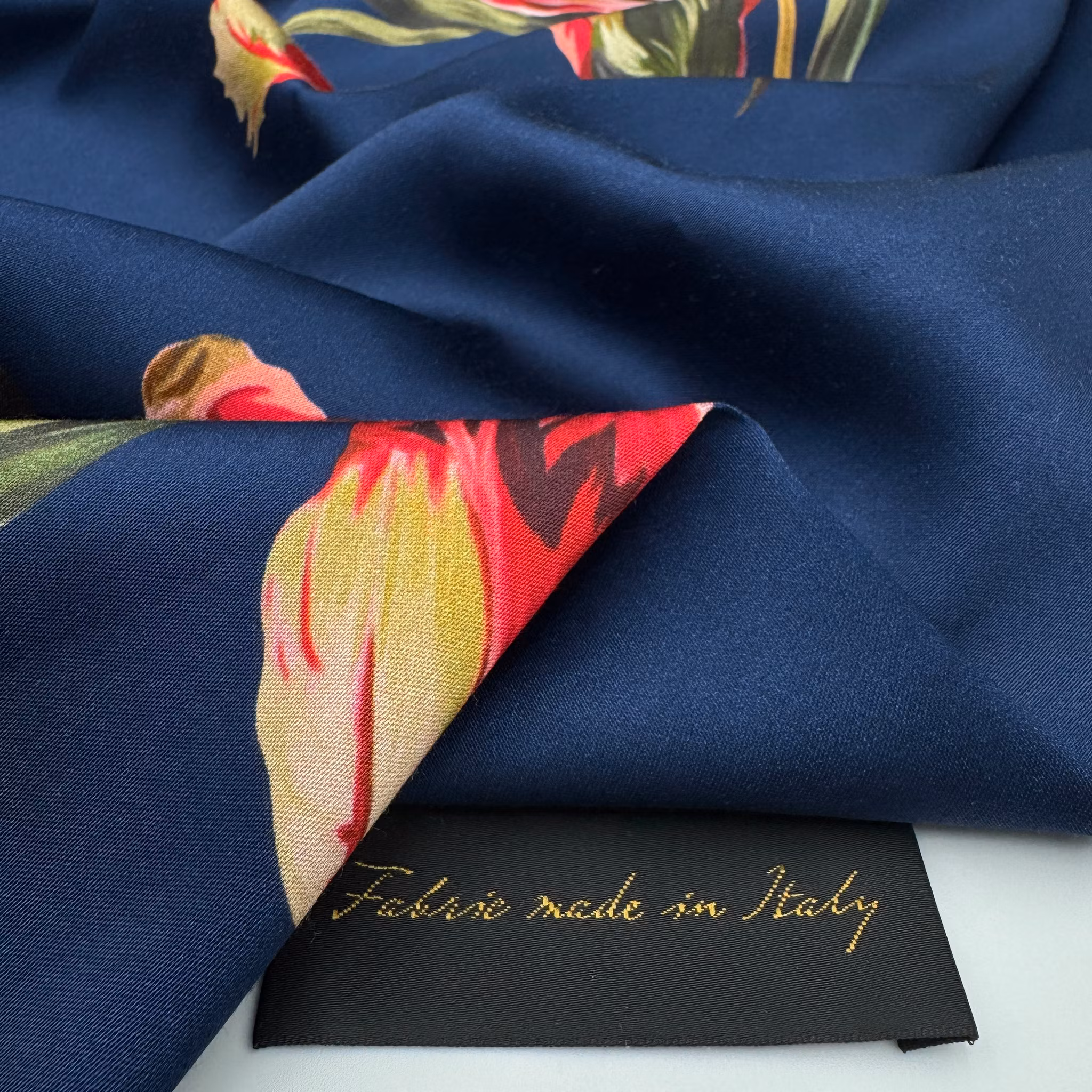 1,8m Viskos/elastan marin tulpan