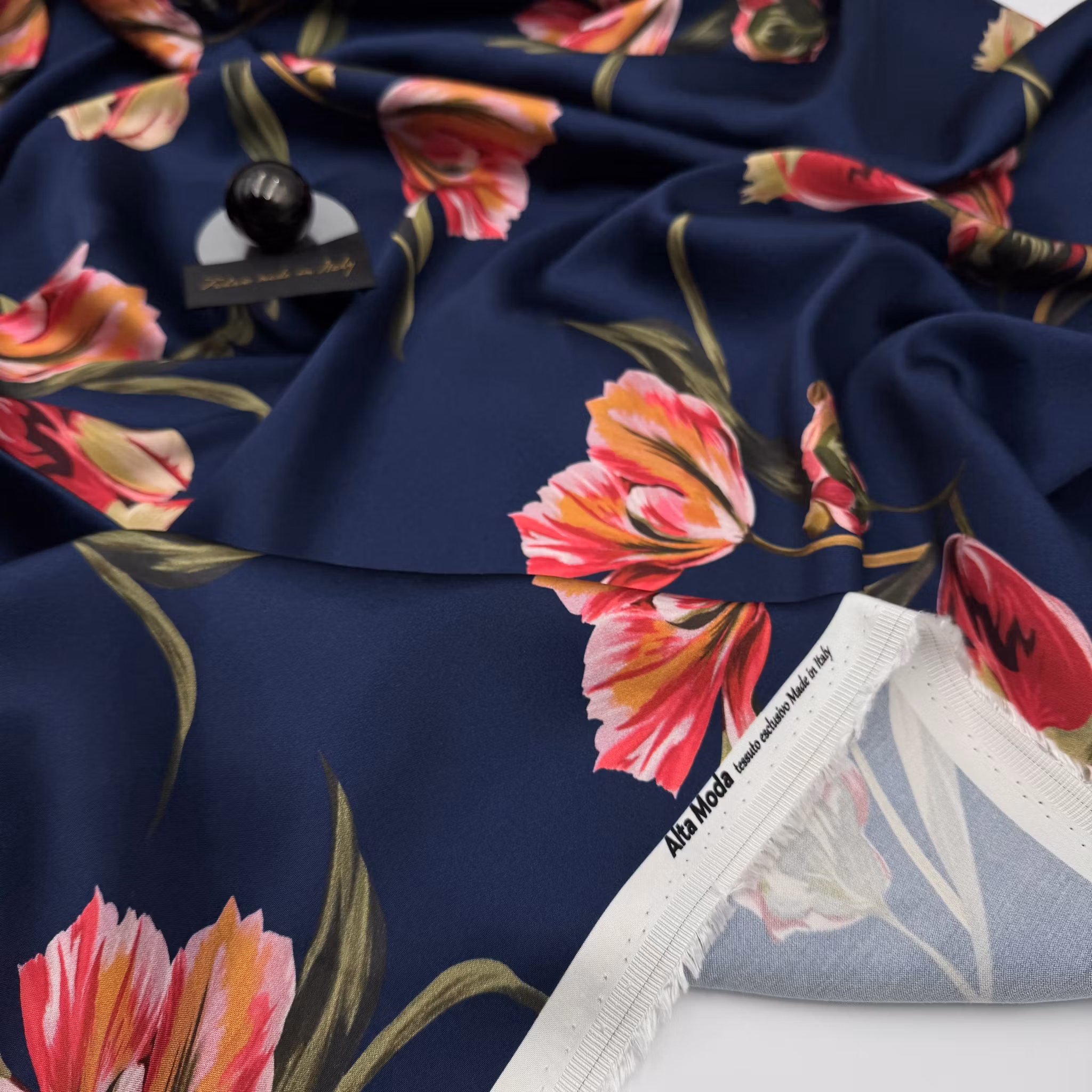 1,8m Viskos/elastan marin tulpan