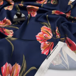 1,8m Viskos/elastan marin tulpan