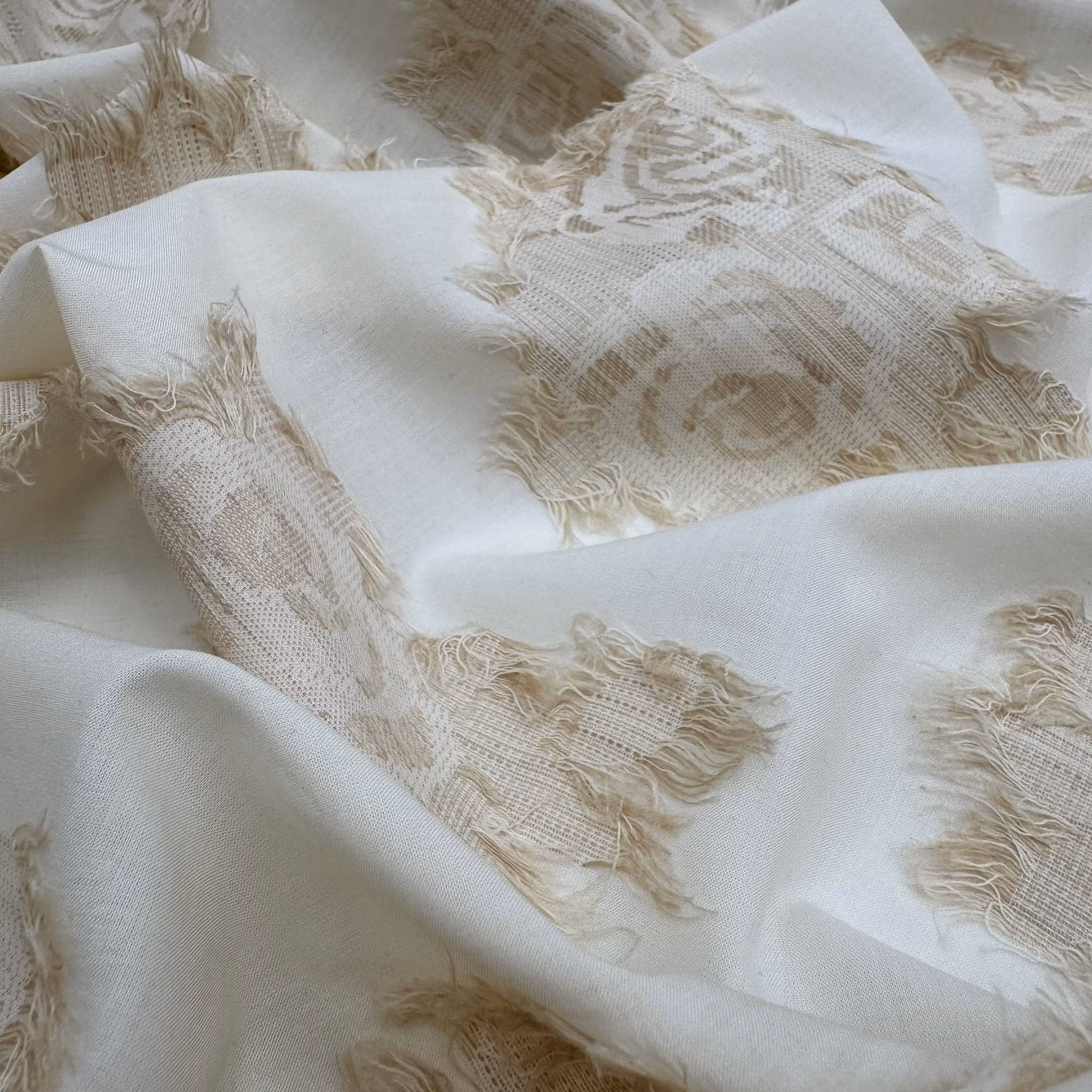 1,5m Bomull/lin rosor