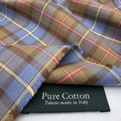 1,5m Bomullsflanell rutig