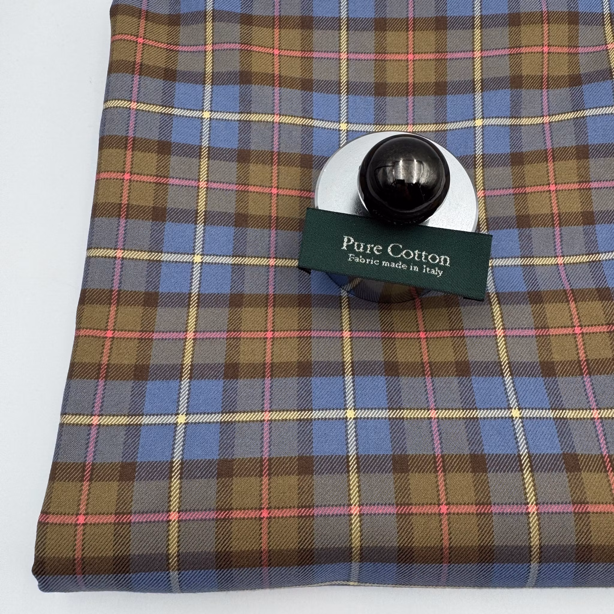 1,5m Bomullsflanell rutig