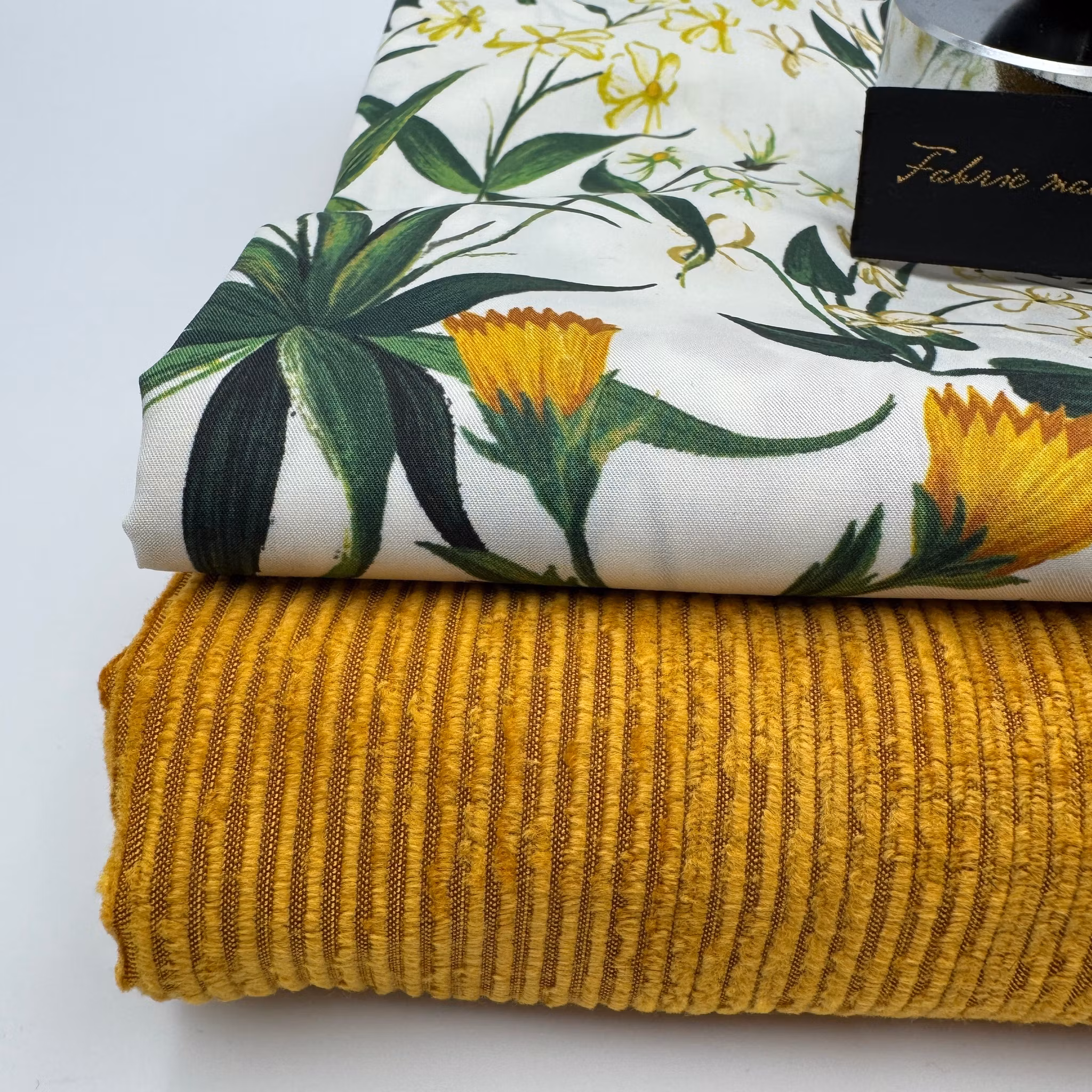 1,5m Manchester viskos/bomull guld