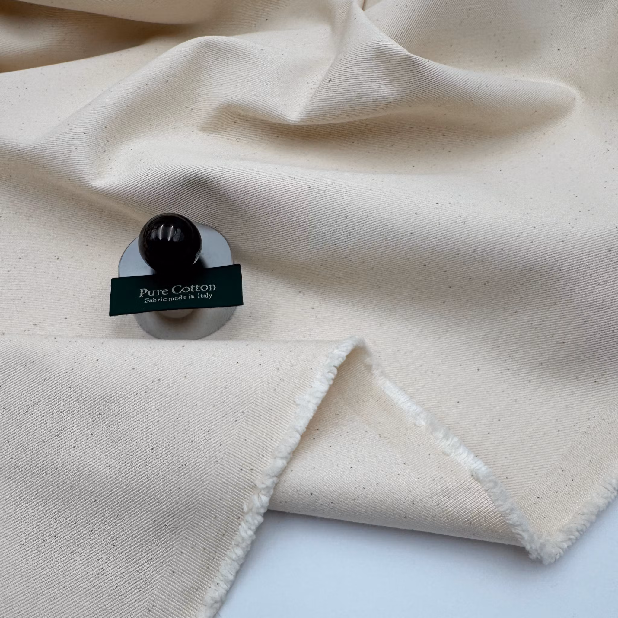 0,85m ofärgad kraftig denim R. Lauren