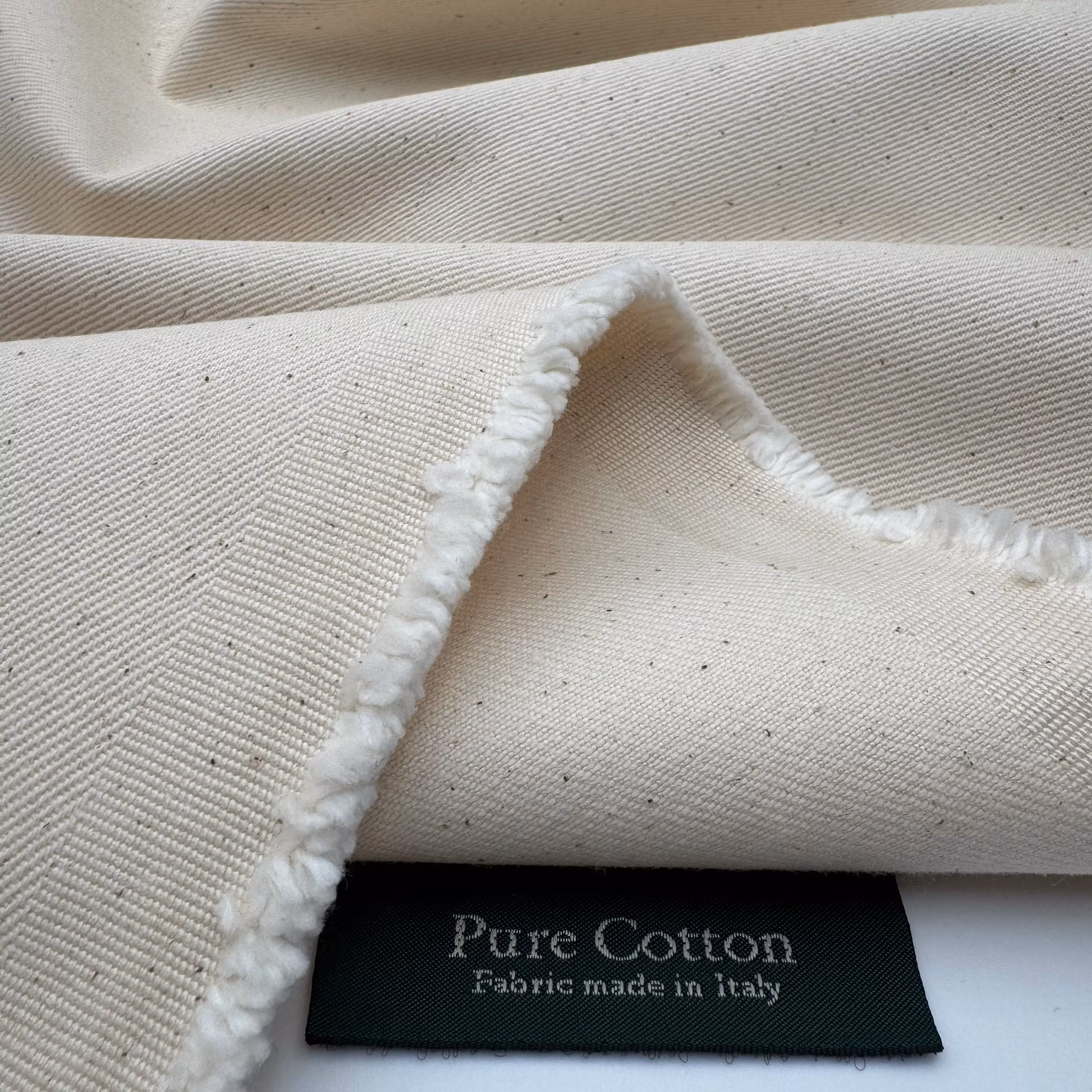 0,85m ofärgad kraftig denim R. Lauren