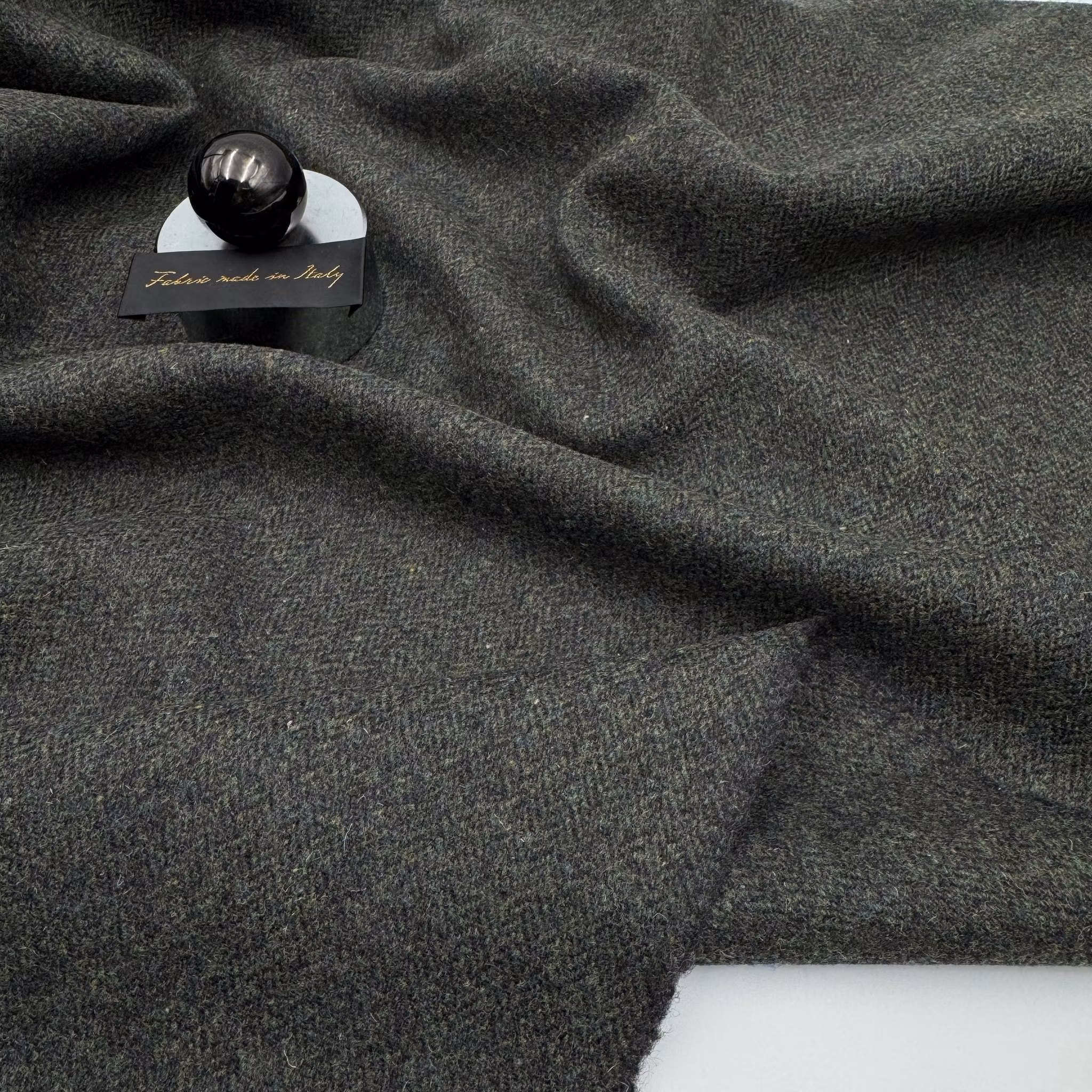 2m Ulltweed mindre fiskben mörkgrön